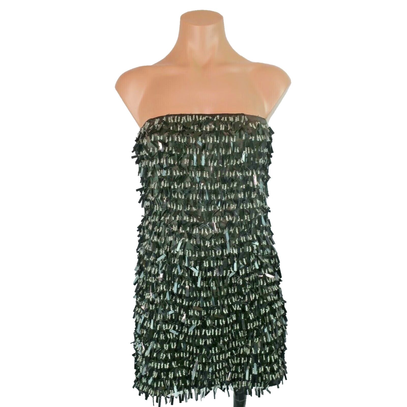 NBD Sequin Beaded Mini LBD X REVOLVE Dulce Vida Party Prom Dress 50 XS