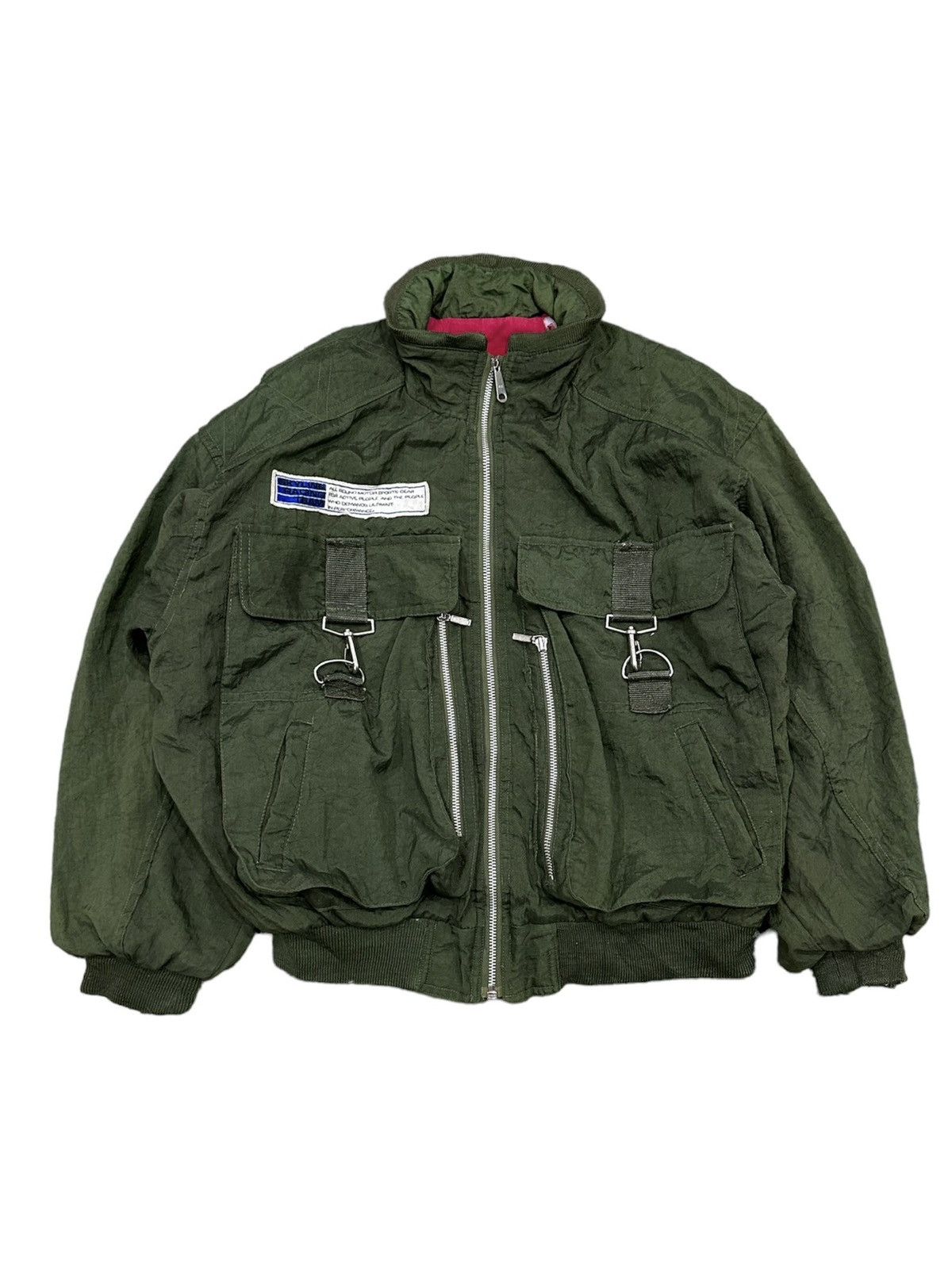 Gear for Sports Vintage 1998 Skyline Racing Tean Nissan GTR Cargo Bomber Size US XL / EU 56 / 4 - 1 Thumbnail