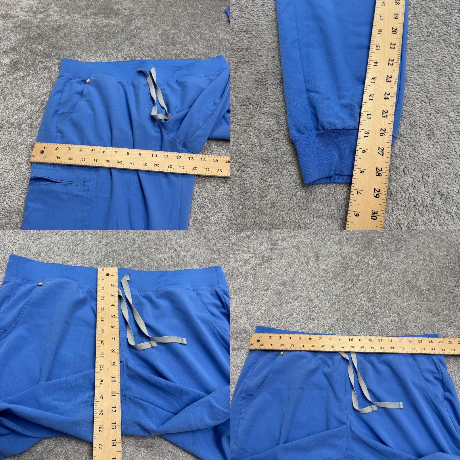 Vintage Figs Technical Collection Tansen Scrub Jogger Pants Blue XL Uniform Work Womens Size 40" / US 18 - 9 Thumbnail