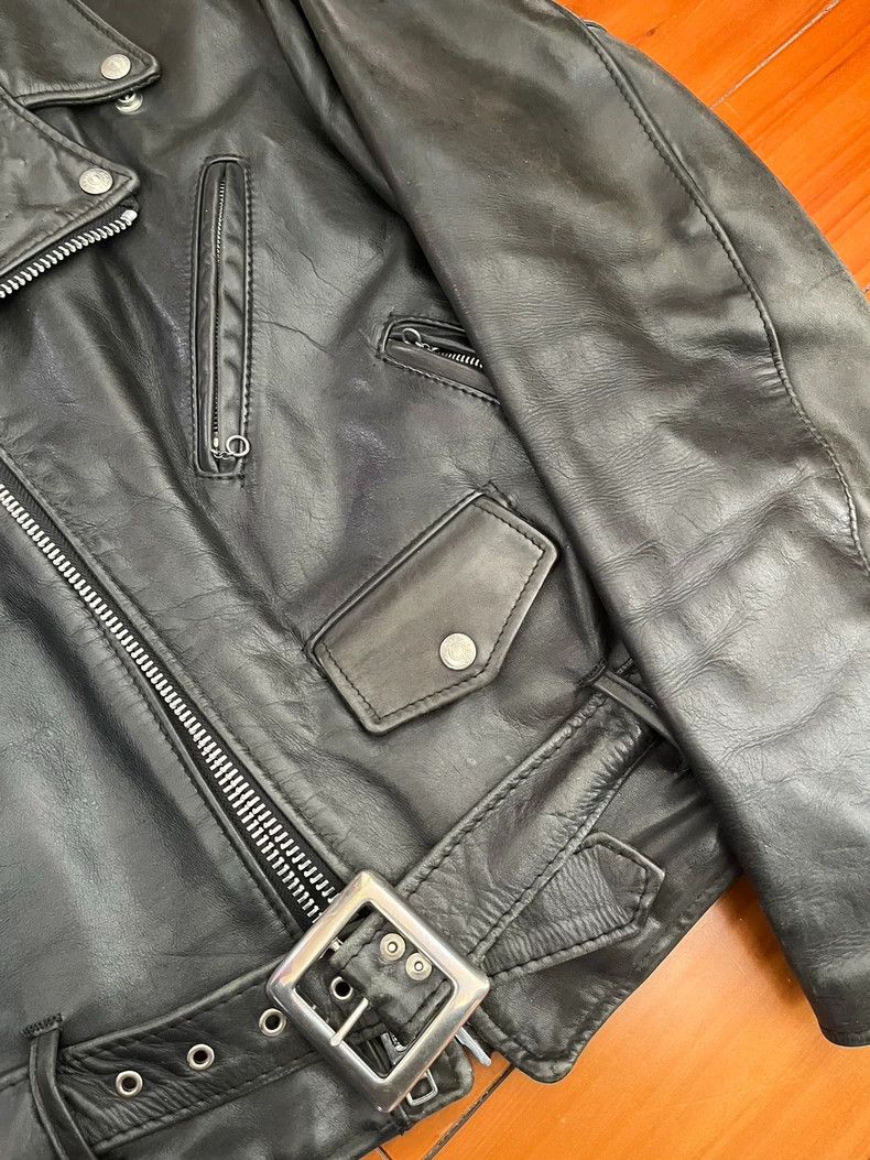 Schott Schott 618 Leather Jacket Size US XXS / EU 40 - 5 Thumbnail