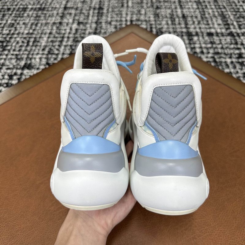 Louis Vuitton Louis Vuitton Archlight Sneakers in Gray White Blue - Size US 5.5 / EU 38 - 3 Thumbnail