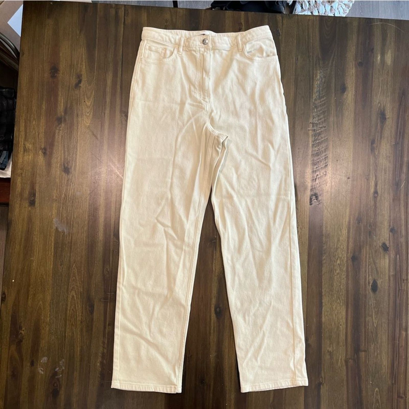 Vintage NWOT Wilfred Free Aritzia Melina Pants Twill GD Birch Sz 00 Size 24" / US 00 / IT 34 - 1 Thumbnail