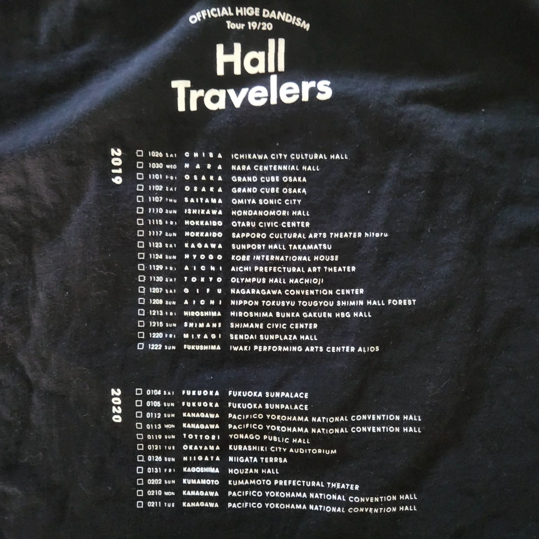 Doublet Hige Dandism Official Live T Shirt Large Black Double Sided Tour Shirt MEN Black Music Anime 2000s Tour Size US L / EU 52-54 / 3 - 4 Thumbnail