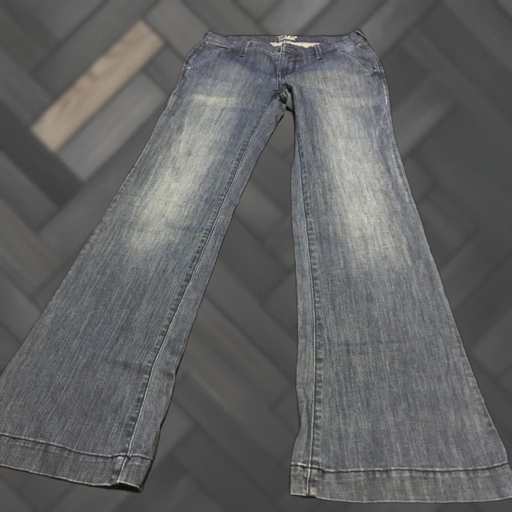 Old Navy VINTAGE? Old Navy THE FLIRT Stretch Denim Boot Cut Jeans Size 2 Long Womens Boots? Size 26" / US 2 / IT 38 - 1 Thumbnail