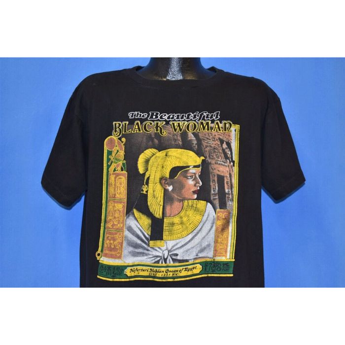 Vintage vtg 90s NEFERTARI NUBIAN QUEEN EGYPT BEAUTIFUL BLACK WOMAN ...