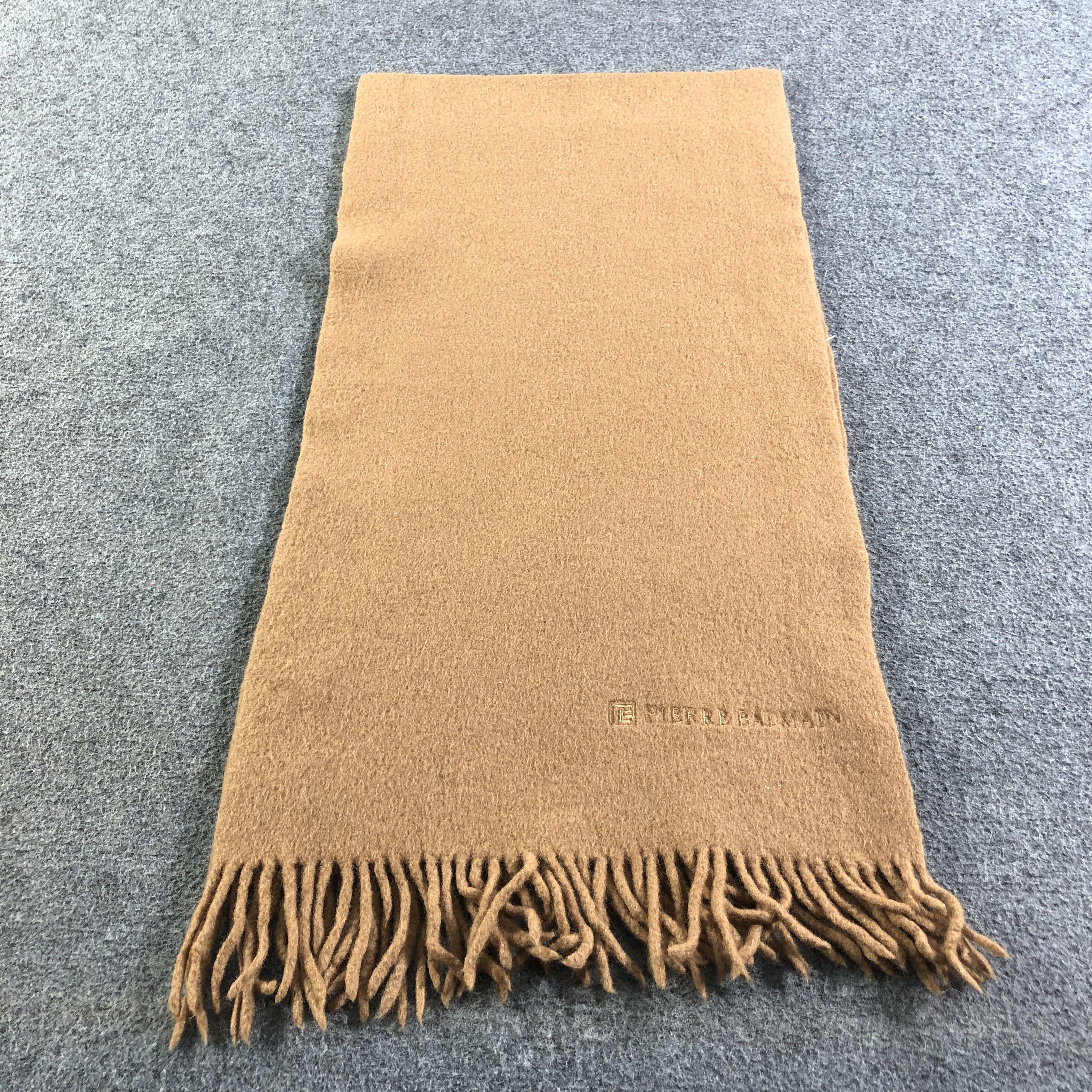 Pierre Balmain Pierre Balmain Wool Scarf Muffler Neckwear V2494 Size ONE SIZE - 1 Thumbnail