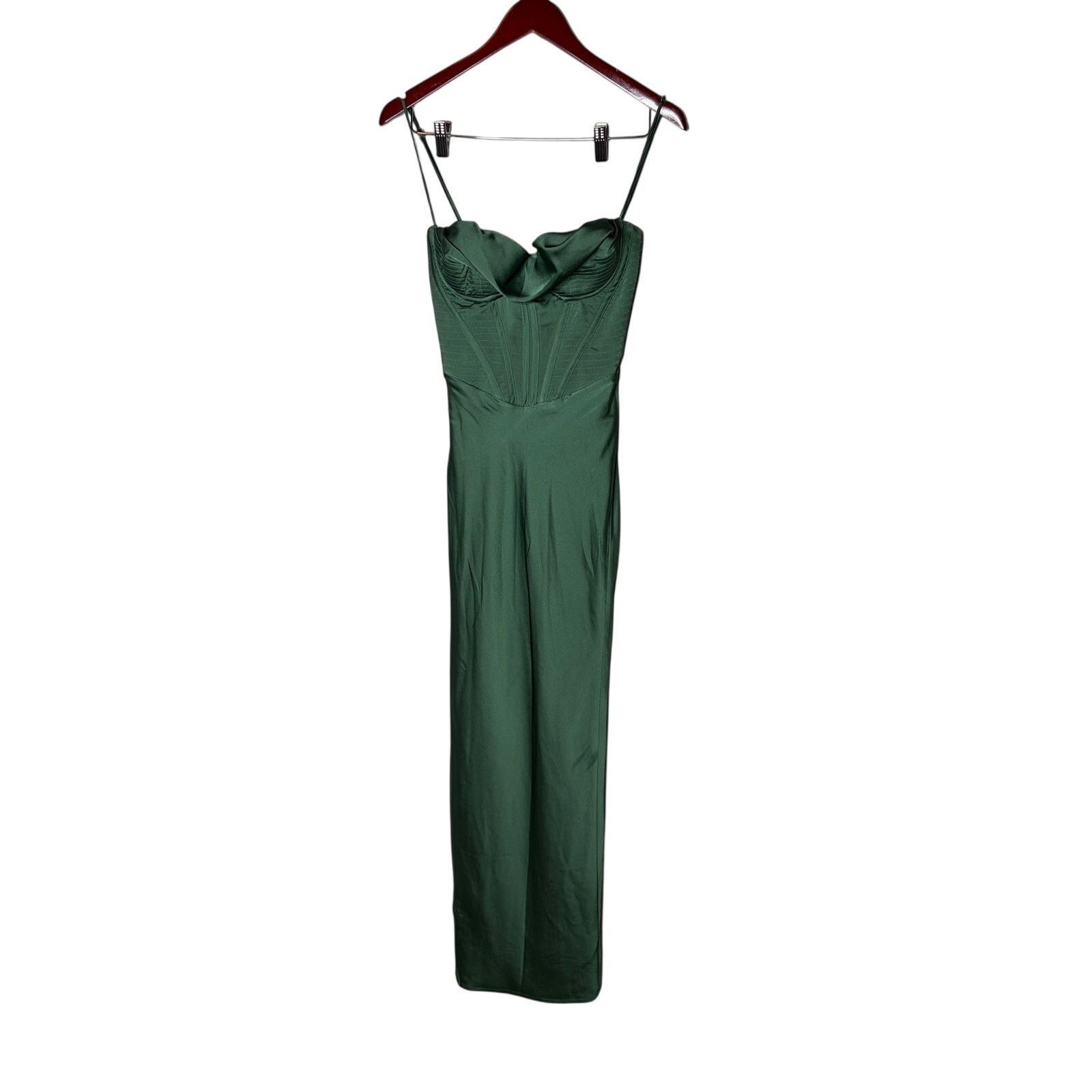 House of CB House Of CB Charmaine Corset Maxi Dress in Forest Green XS Size XS / US 0-2 / IT 36-38 - 2 Thumbnail
