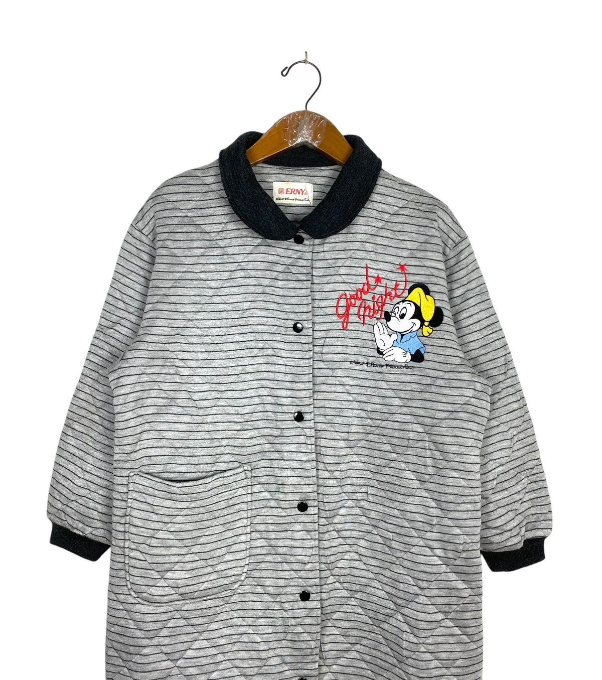 Disney × Mickey Mouse Rare‼️ Erny Walt Disney Night Wear Snap Button Made in Japan Size M / US 6-8 / IT 42-44 - 2 Thumbnail