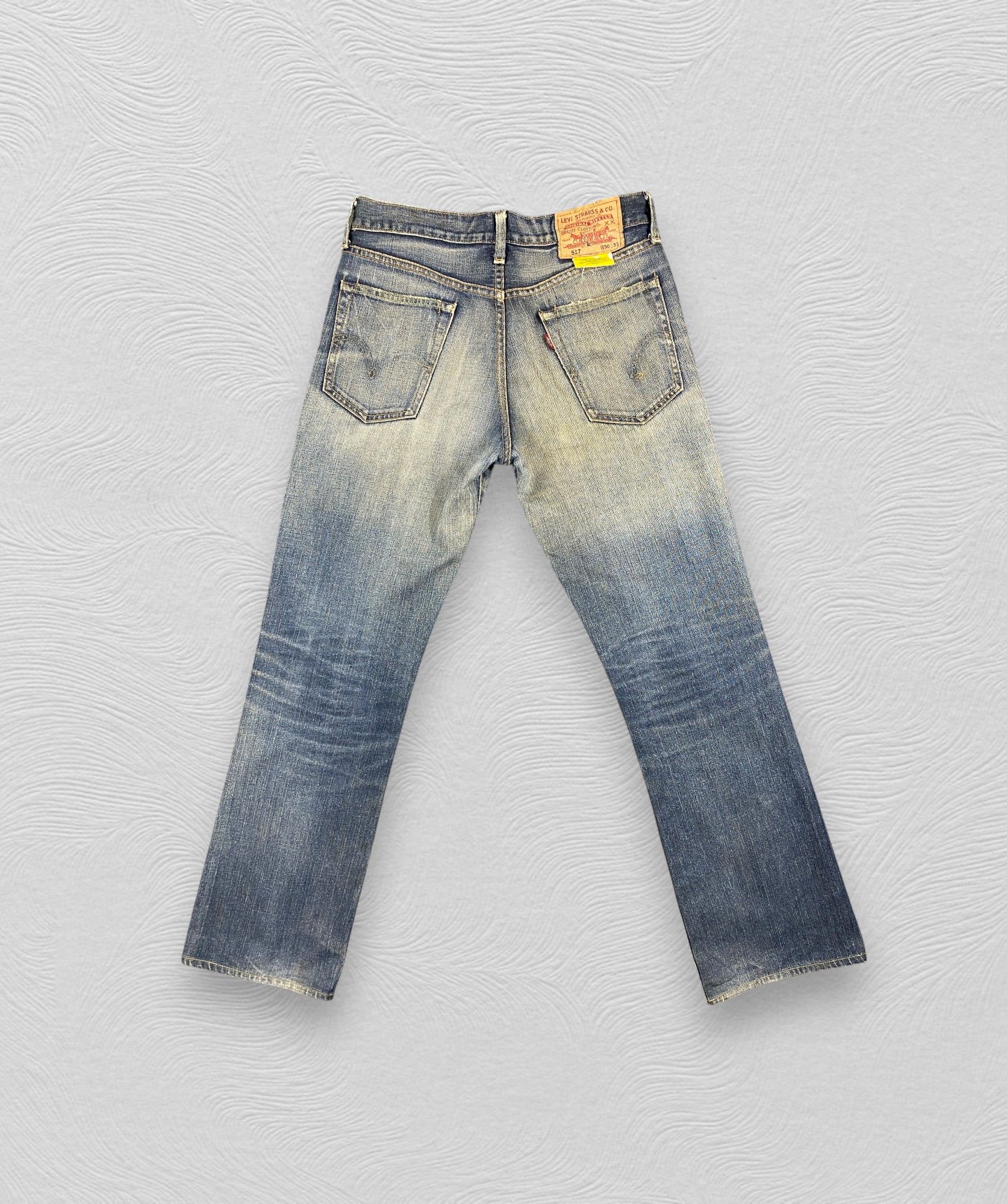 Japanese Brand Earth Tone Vintage Levi's 517 Flared 30x30 Denim -JN2327 Size US 30 / EU 46 - 2 Thumbnail