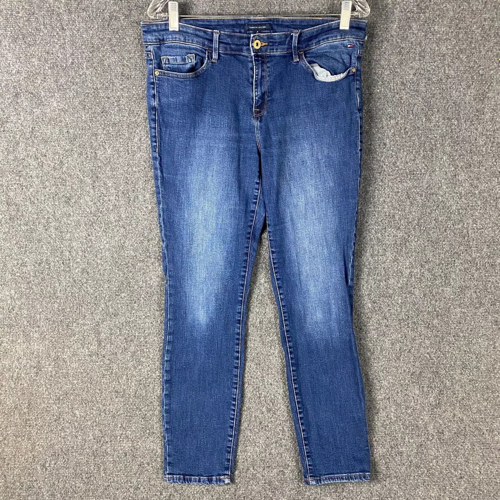 Tommy Hilfiger Tommy Hilfiger Jeans Women's 8 Denim Stretch Mid Rise Blue Size 30" / US 8 / IT 44 - 1 Thumbnail