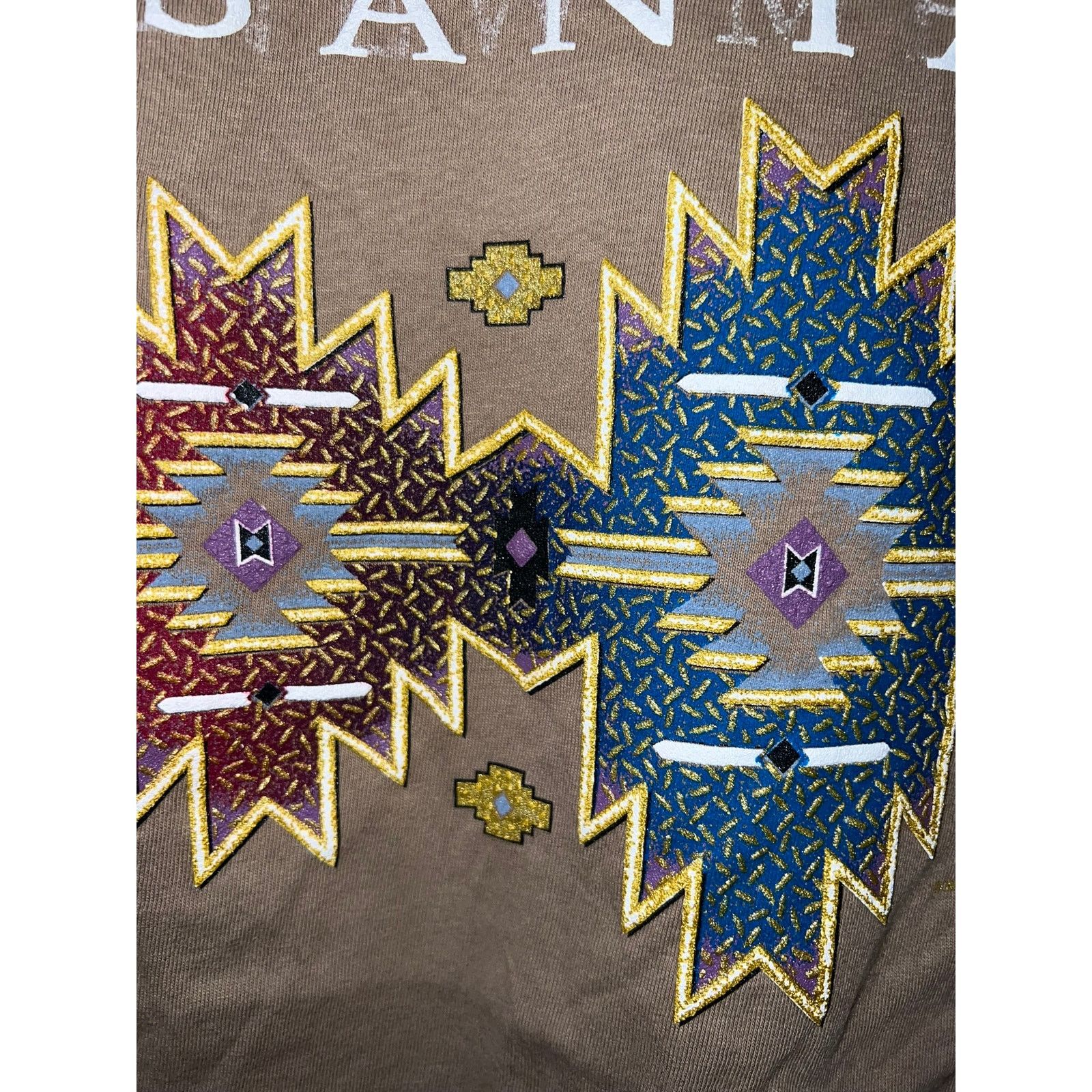 Vintage Vintage Santa Fe Shirt New Mexico Brown Art Tee VTG 90s L Size US L / EU 52-54 / 3 - 5 Thumbnail