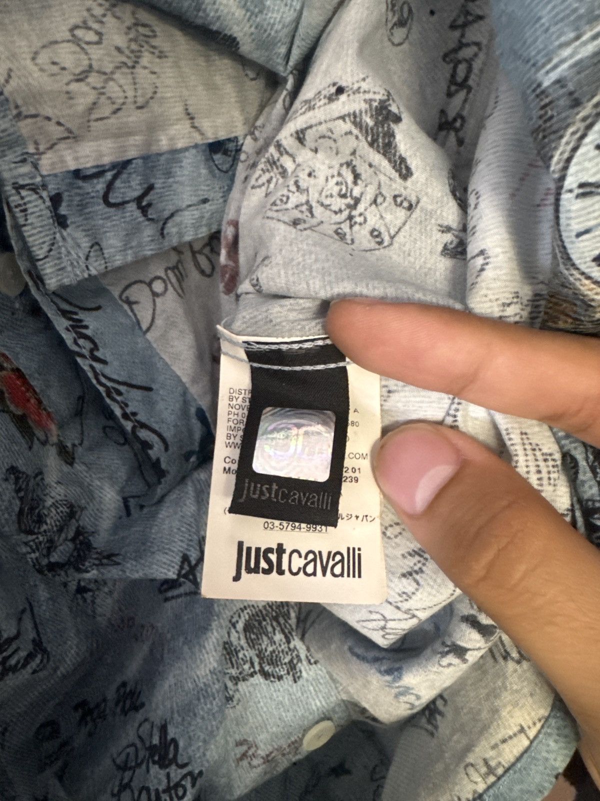 Just Cavalli Just Cavalli Trompe L oiel Button up Size US M / EU 48-50 / 2 - 4 Thumbnail
