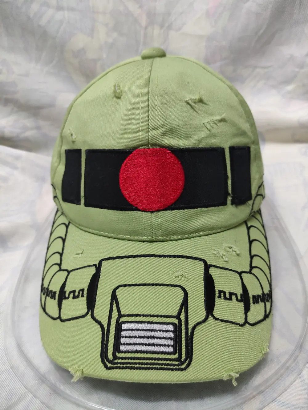 Anime RARE DESIGN 💥BANDAI GUNDAM ZAKU VINTAGE CAP Size ONE SIZE - 2 Thumbnail