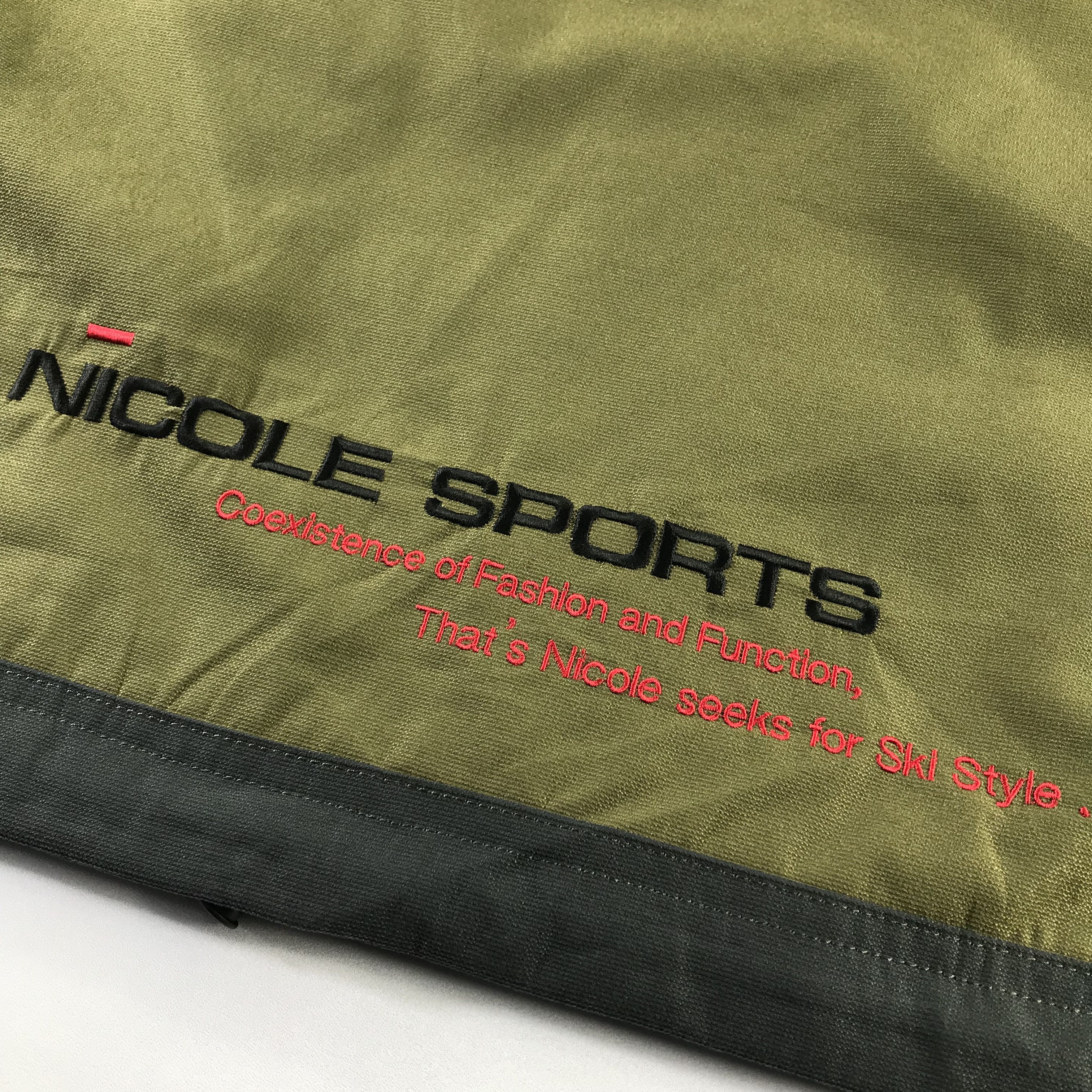 Japanese Brand Vintage Nicole Sports Hooded Jacket Wading Jacket Size US L / EU 52-54 / 3 - 4 Thumbnail