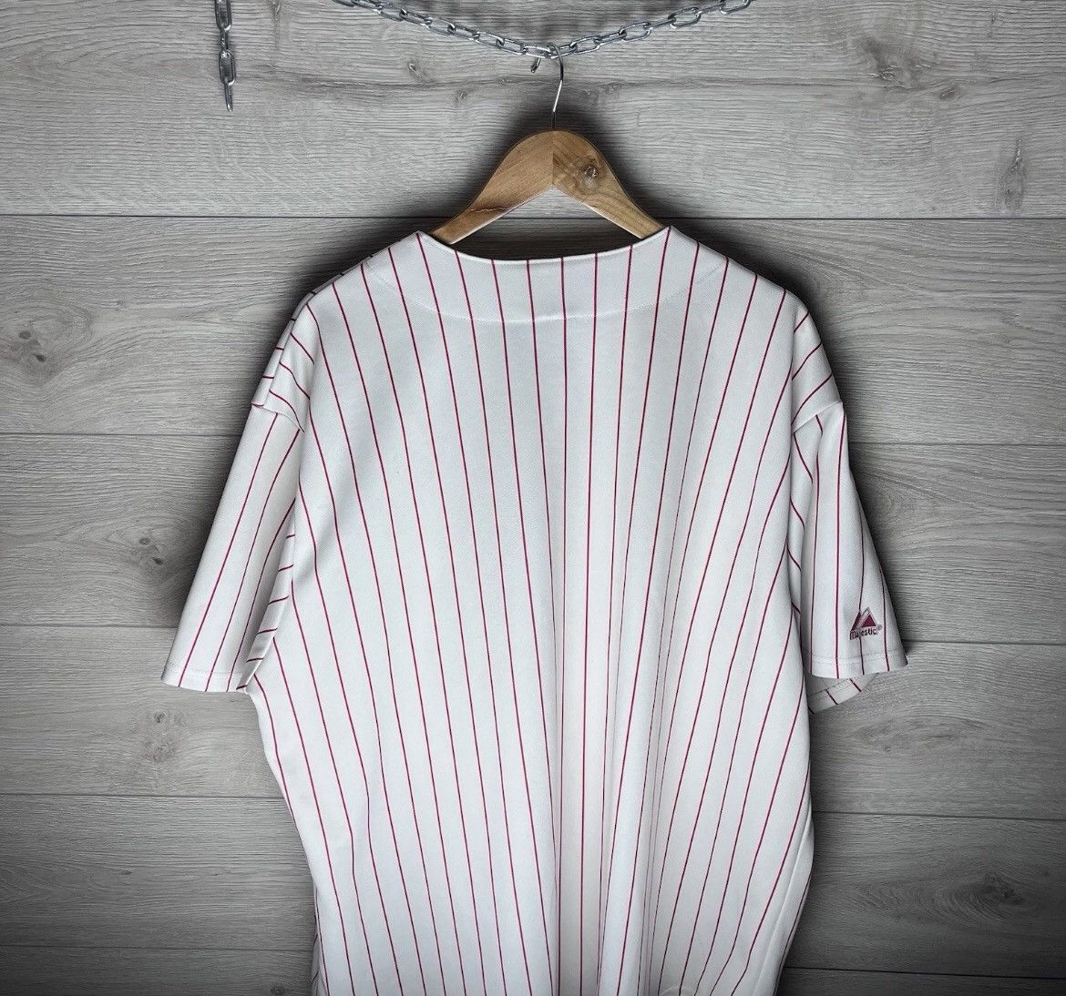 Majestic Vintage men’s sport jersey Majestic Phillies size Xxl Size US XXL / EU 58 / 5 - 8 Thumbnail