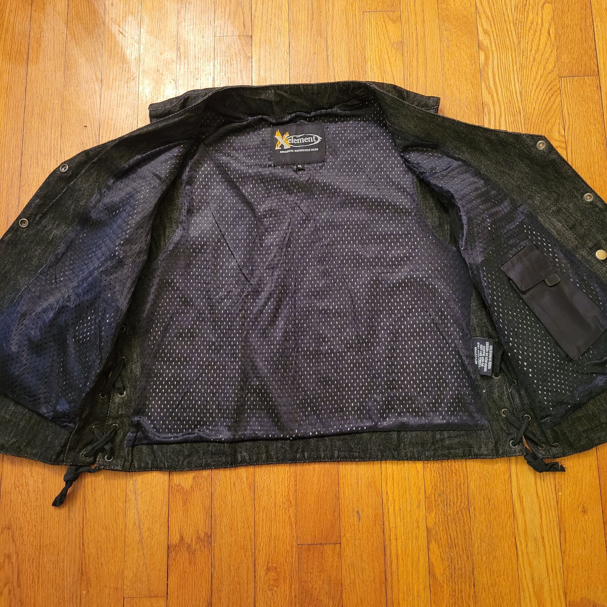 Xelement X element Advanced Motorcycle Vest L XL Denim Conceal Carry Size US L / EU 52-54 / 3 - 3 Thumbnail