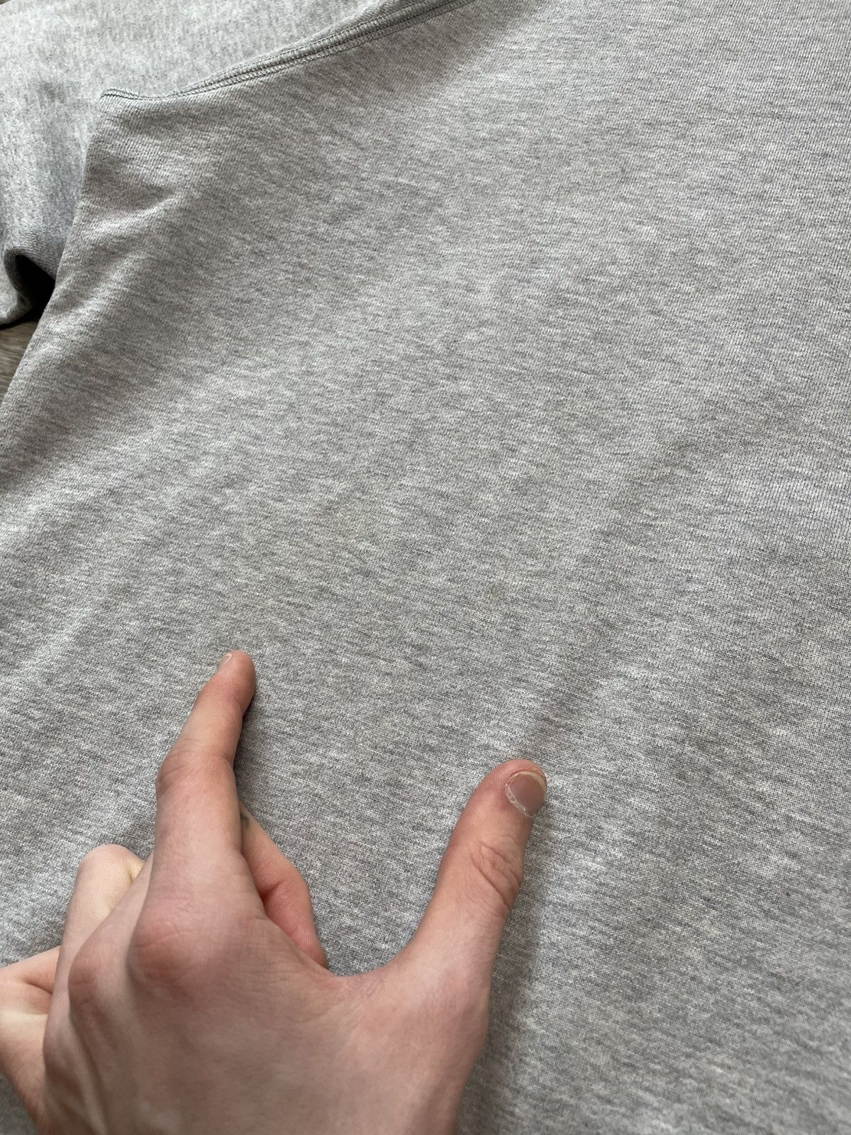 Yohji Yamamoto Yohji Yamamoto x Adidas Y-3 Big Logo Gray Sweatshirt Size US M / EU 48-50 / 2 - 5 Thumbnail