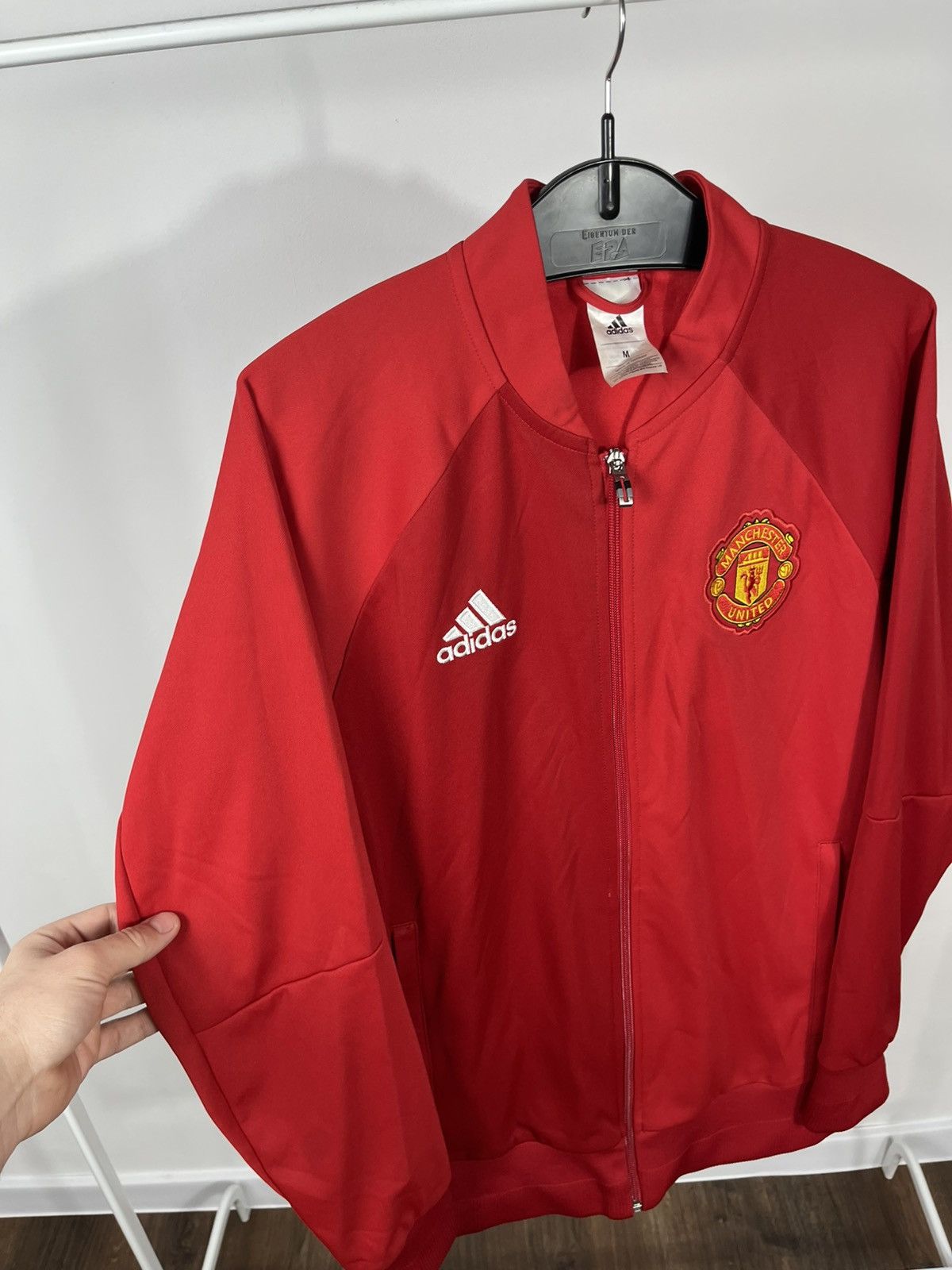 Adidas Adidas Manchester United 2015 Track Jacket Soccer Size M Size US M / EU 48-50 / 2 - 6 Thumbnail
