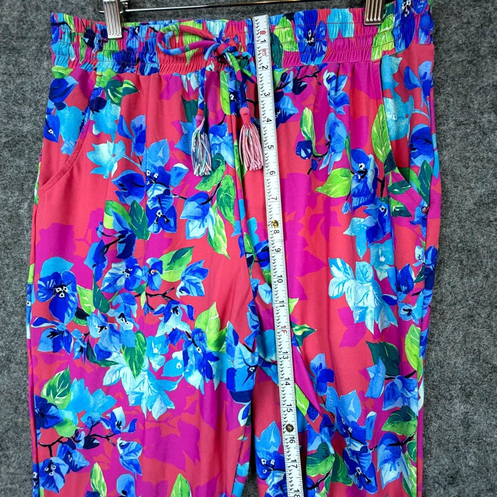 Tommy Bahama Tommy Bahama Jogger Pants Small Pink Blue Hawaiian Resort Size 29" - 6 Thumbnail