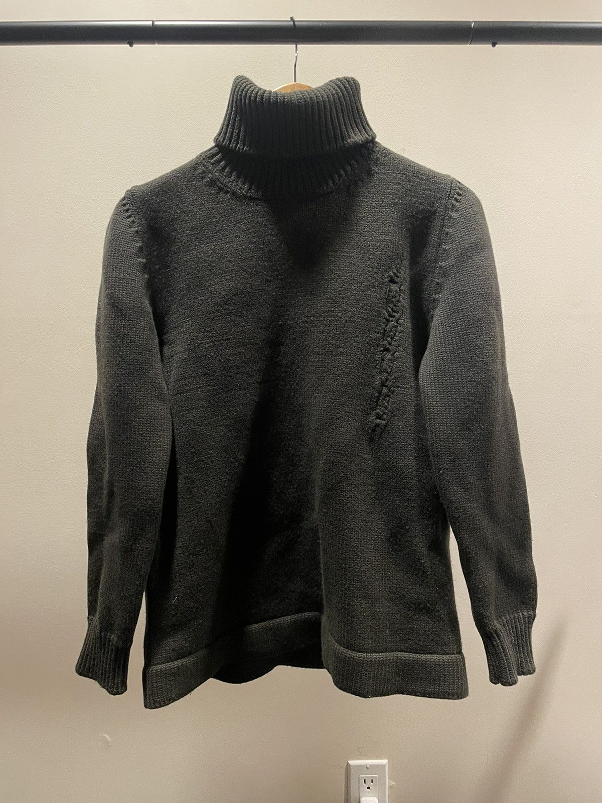 Dior × Hedi Slimane Dior Homme FW 2002 “Reflexion” Chain Turtleneck Size US M / EU 48-50 / 2 - 1 Thumbnail