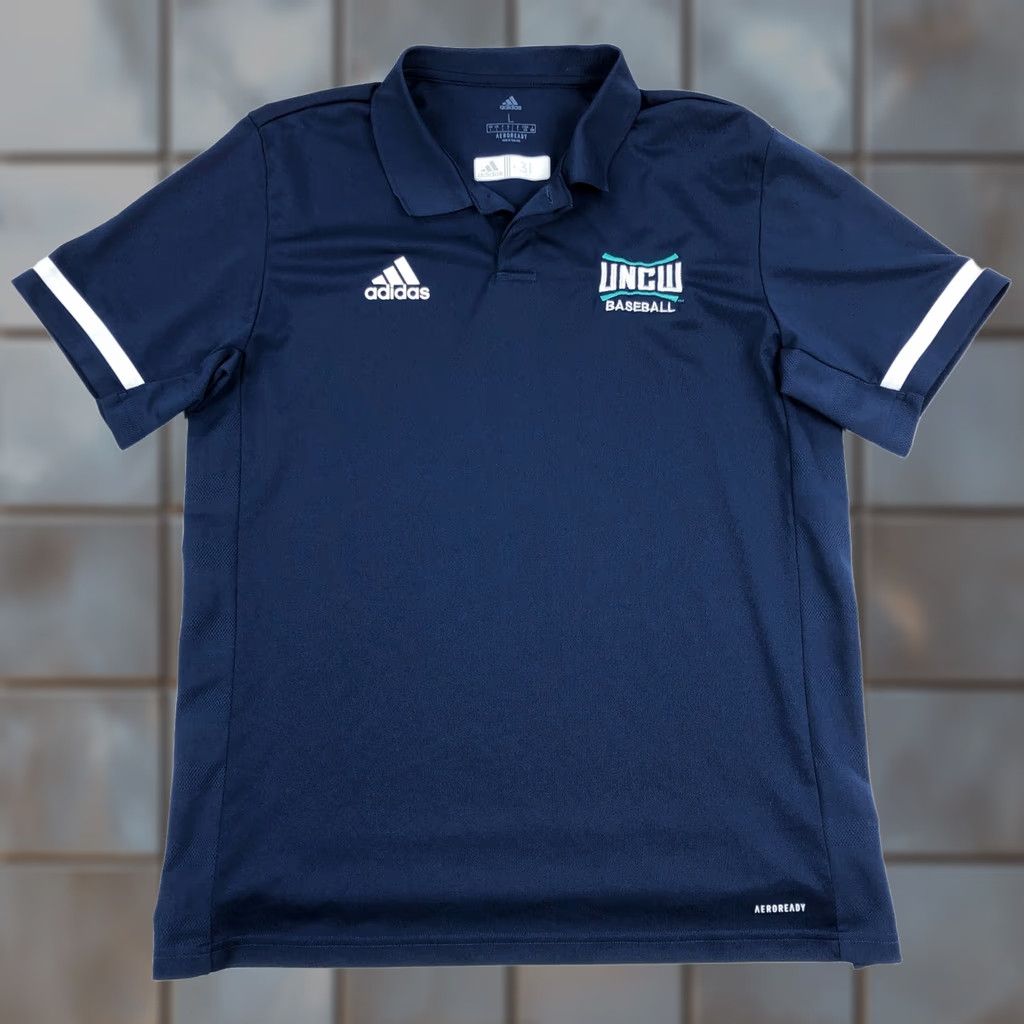 Adidas adidas Polo Shirt Men L Blue Aeroready Baseball Golf Short Sleeve Embroidered Logo Size US L / EU 52-54 / 3 - 1 Thumbnail
