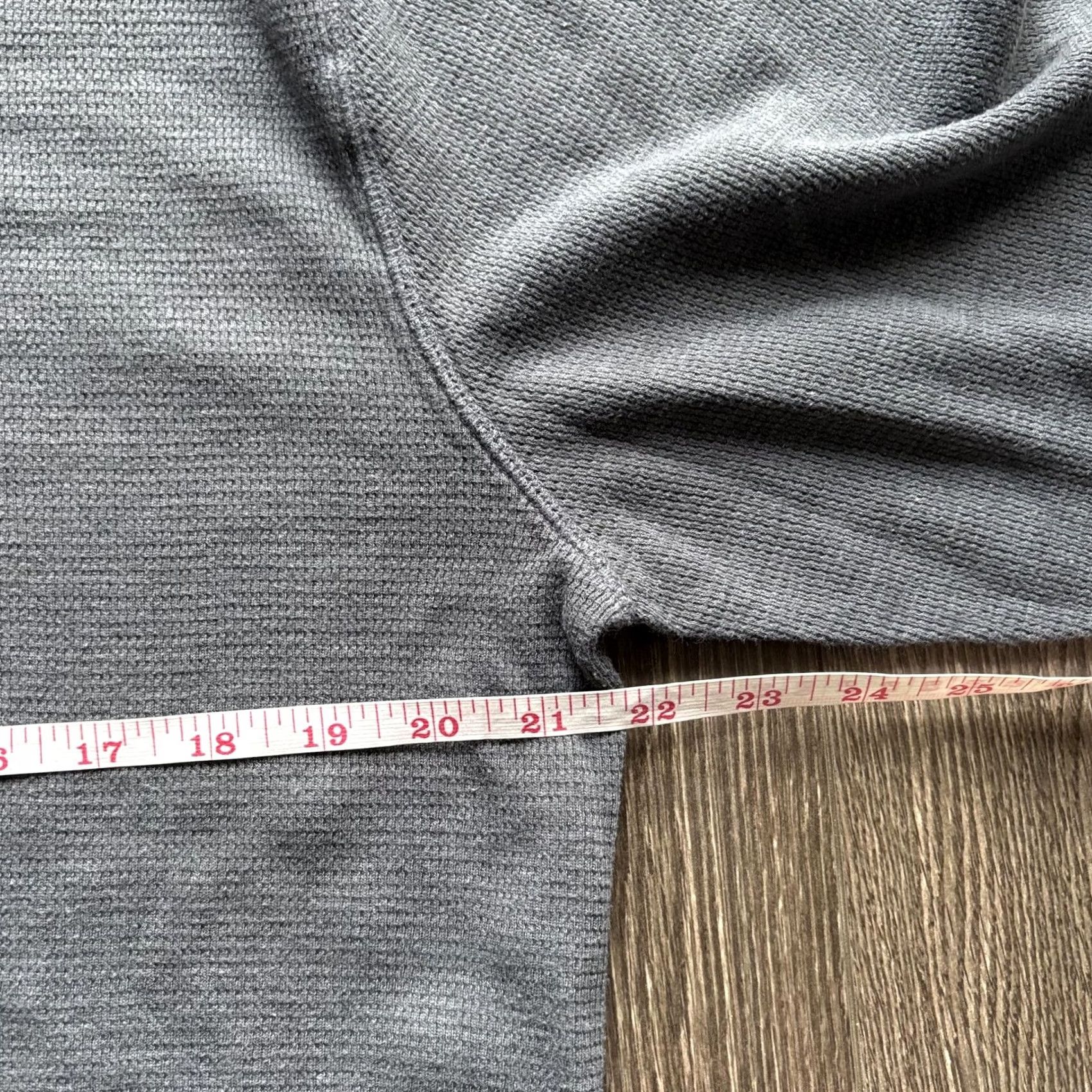 Polo Ralph Lauren VINTAGE Polo Ralph Lauren Thermal Shirt Mens XL Grey Waffle Knit Crew Neck Logo Long Sleeve Pajama Top Size US XL / EU 56 / 4 - 7 Thumbnail