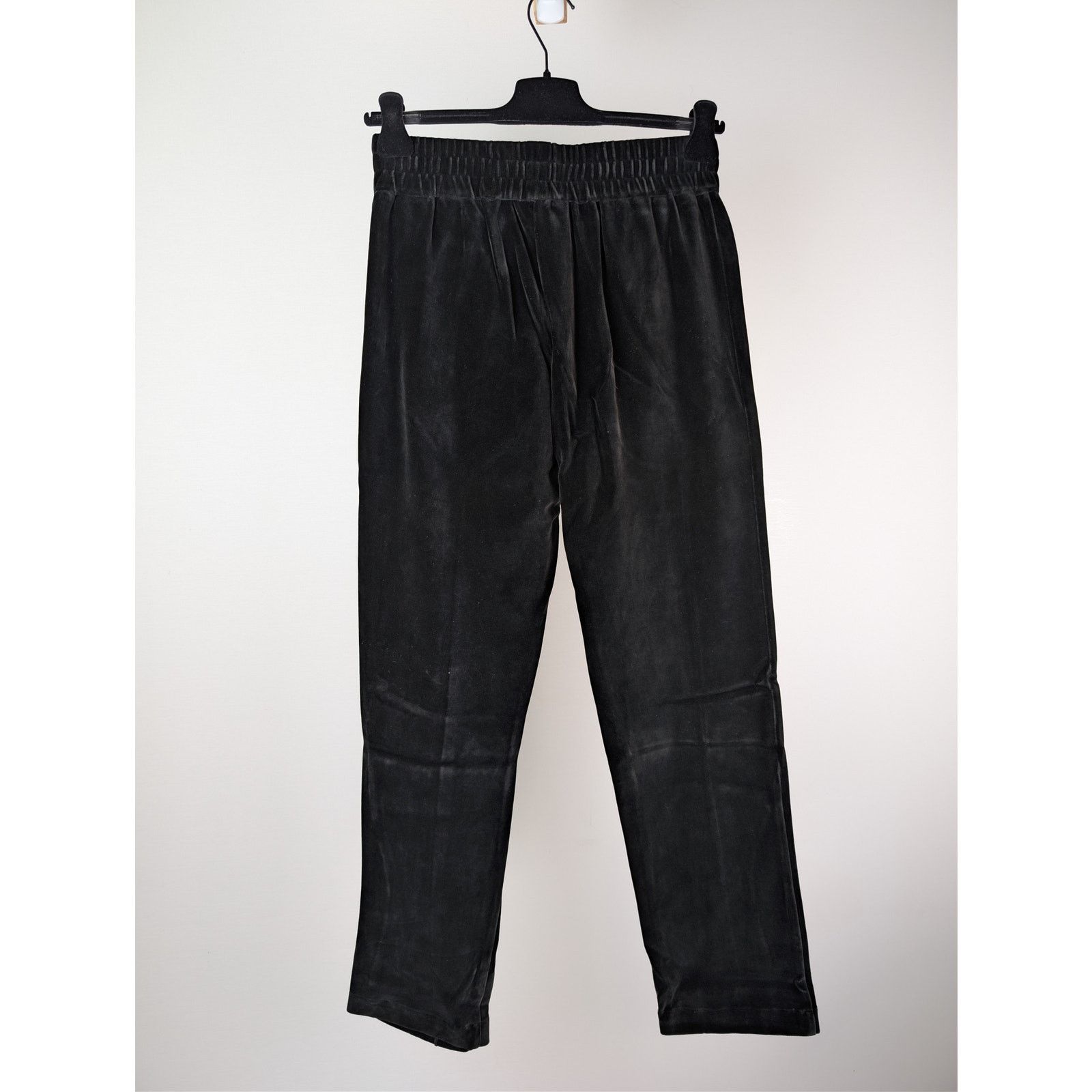 Palm Angels o1rshd1 Q:2 / Velvet Track Pants in Black / White Size US 34 / EU 50 - 10 Thumbnail