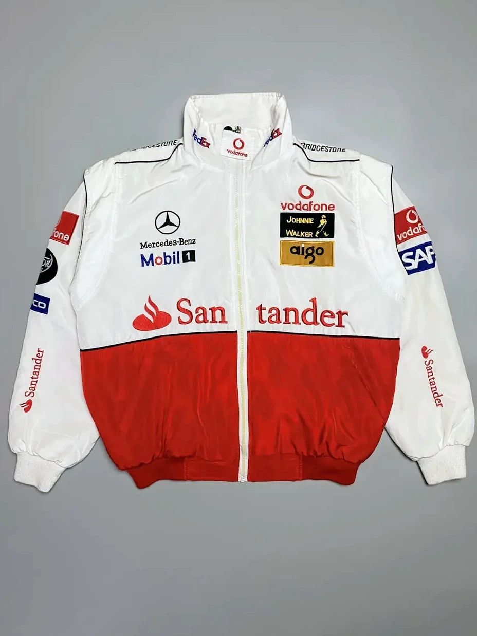 💥 Mercedes Bens x Mclaren 💥 Vintage Racing Jacket Bomber
