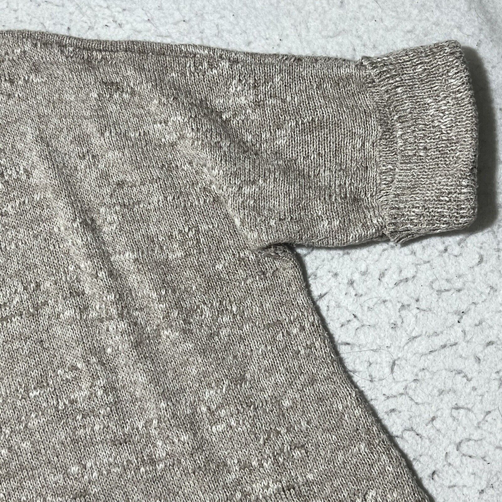 Other Torrid Marled Knit V-Neck 1/2 Sleeve Beige Sweater Pullover Size XL / US 12-14 / IT 48-50 - 5 Thumbnail