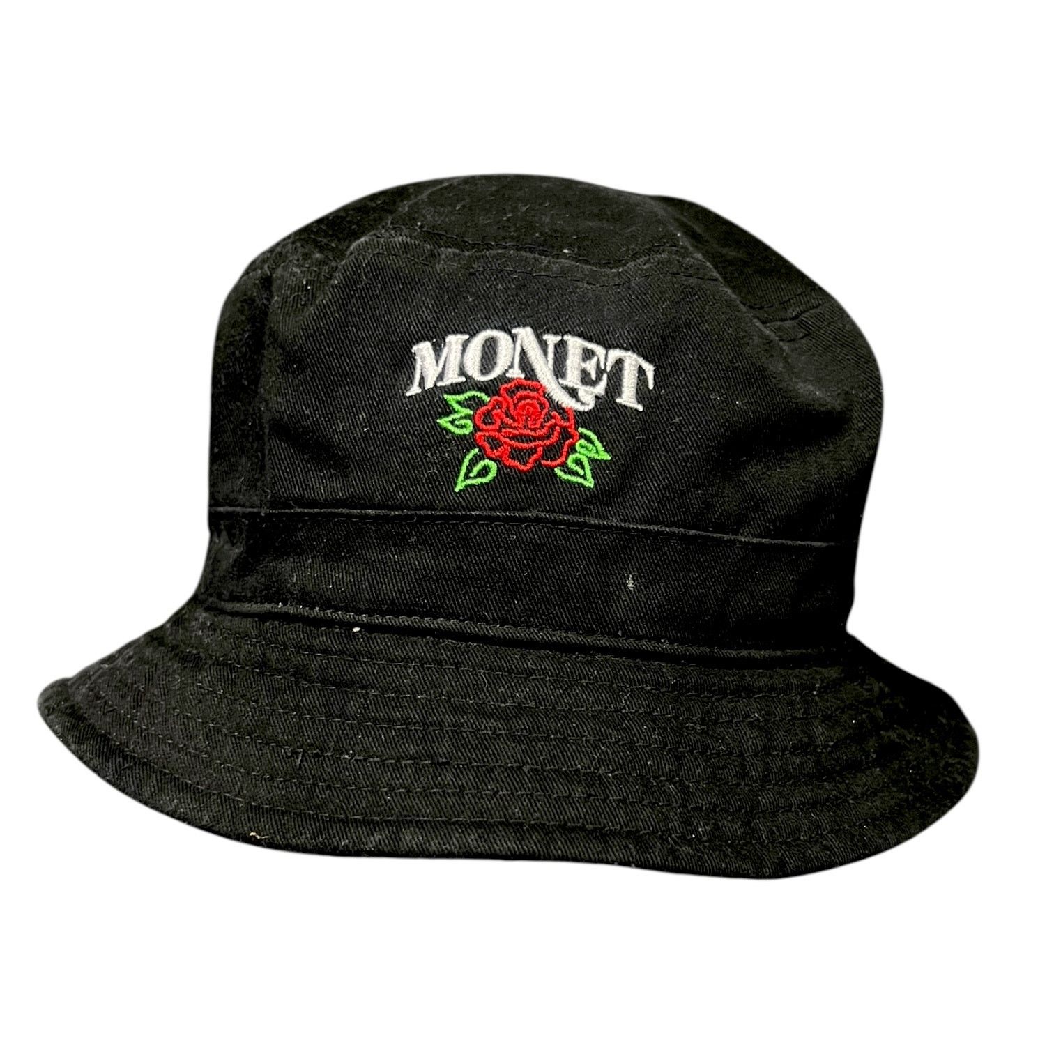 Monet Monet Skateboards Rose Black Bucket Hat - OS Size ONE SIZE - 1 Thumbnail