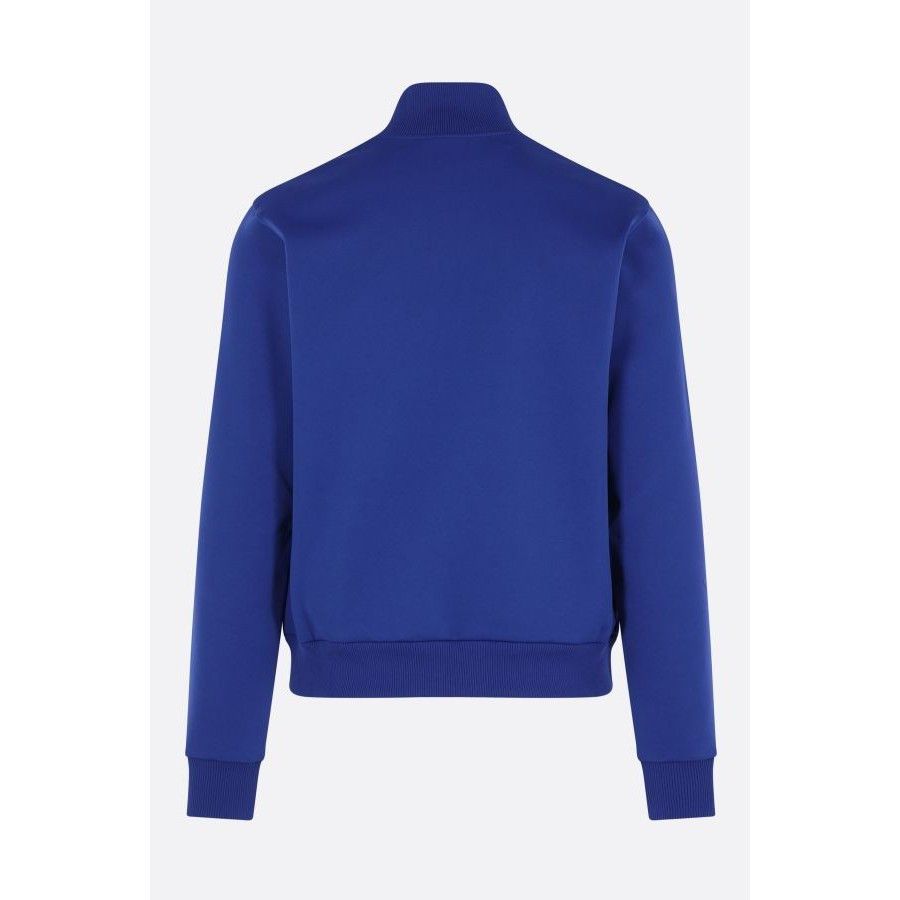Prada PRADA Full Zip Blue Technical Jersey Sweatshirt New & Authen Size US M / EU 48-50 / 2 - 2 Thumbnail