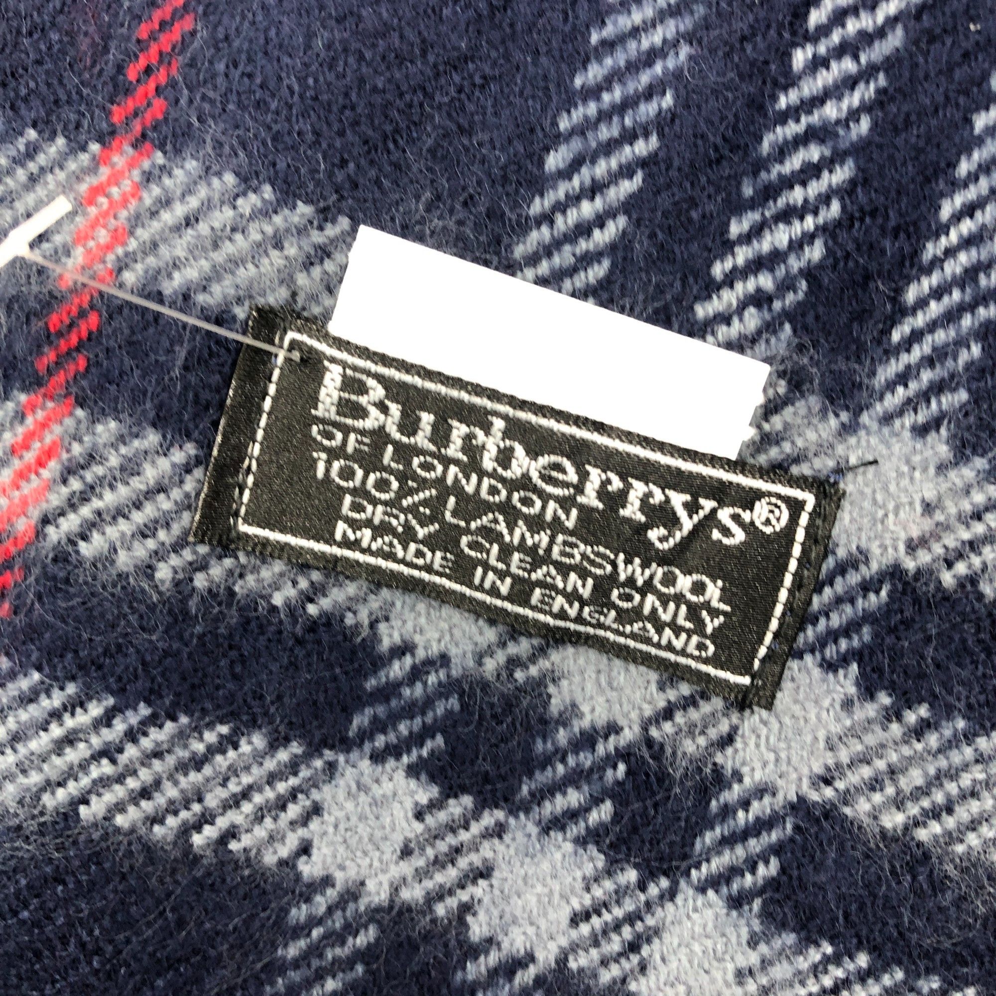 Burberry Vintage Burberry Scarf Muffler Wool Nova Check Scarves Size ONE SIZE - 4 Thumbnail