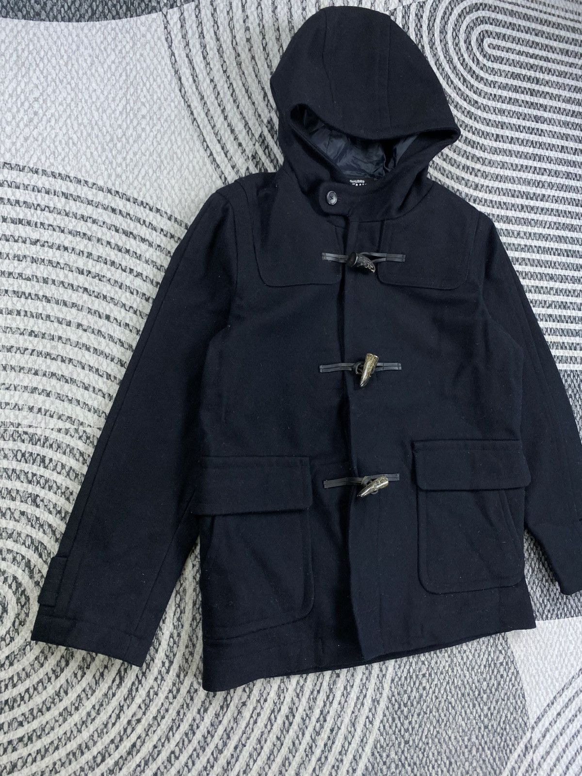 Beams Plus Vintage Beams Japan Duffle Coat Wool Jacket Size US M / EU 48-50 / 2 - 3 Thumbnail