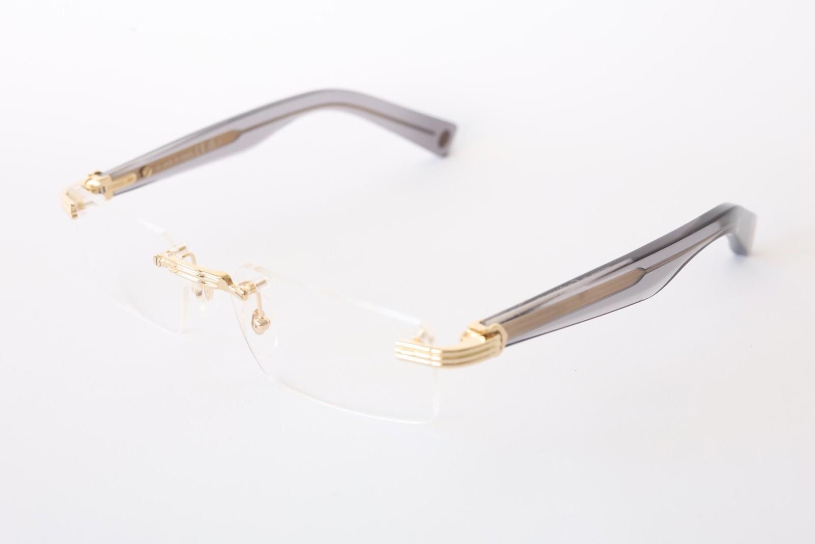Cartier New Cartier eyewear optical eyeglasses CT0537O 001 gold grey Size ONE SIZE - 1 Thumbnail