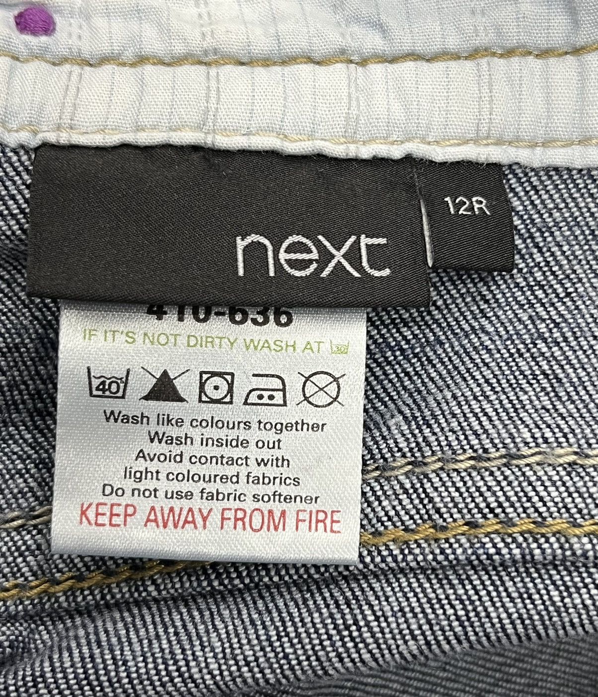 Japanese Brand × Le Grande Bleu (L.G.B.) × NEXT THE FLARE🔥Vintage NEXT Ultra Flare 70’s Style Stretch Denim Size 29" - 10 Thumbnail