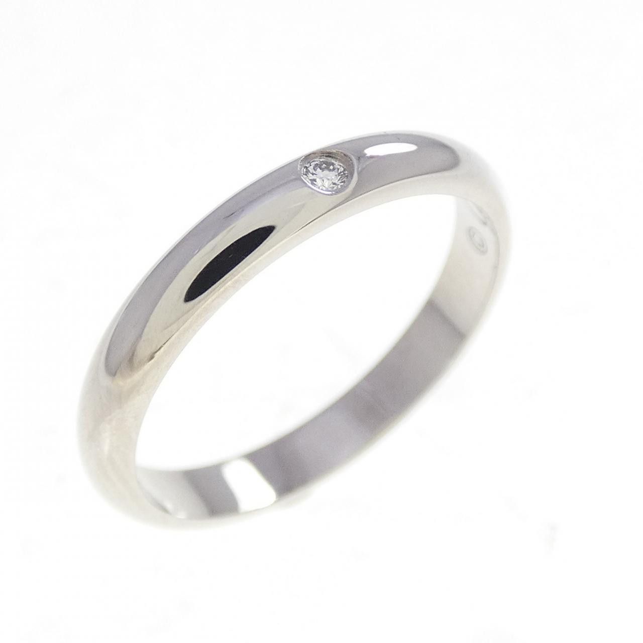 Cartier Cartier Cartier Wedding Platinum950 Diamond Ring Size 7 Precious Metal Ring B4057700 DUTY FREE for USA Size ONE SIZE - 1 Thumbnail