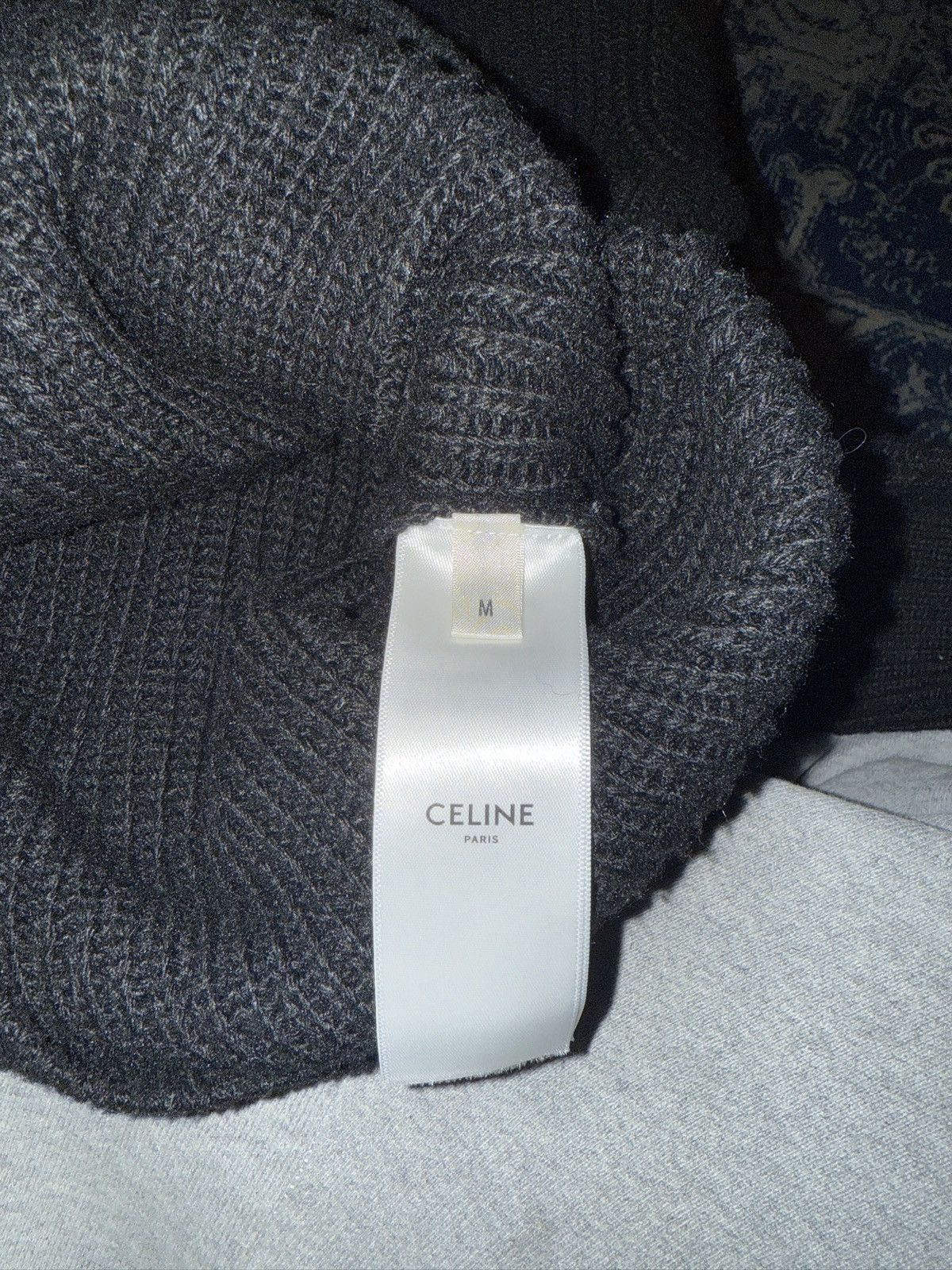 Celine Celine Wool Logo Hoodie Size US L / EU 52-54 / 3 - 6 Thumbnail