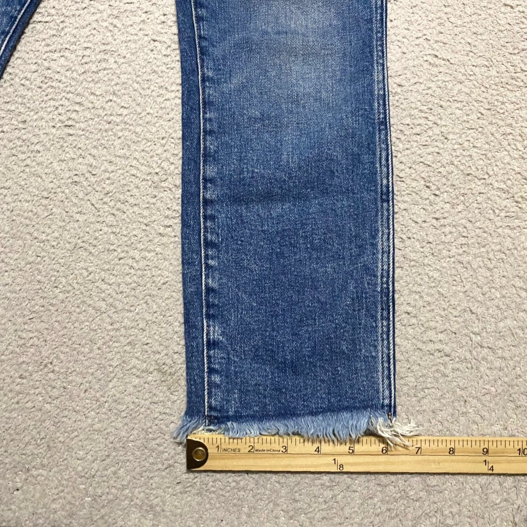 J.Crew J.CREW Jeans Slim 27P Petite 5-Pocket Denim Medium Blue Straight Women's Vintage? No Size 27" / US 4 / IT 40 - 6 Thumbnail