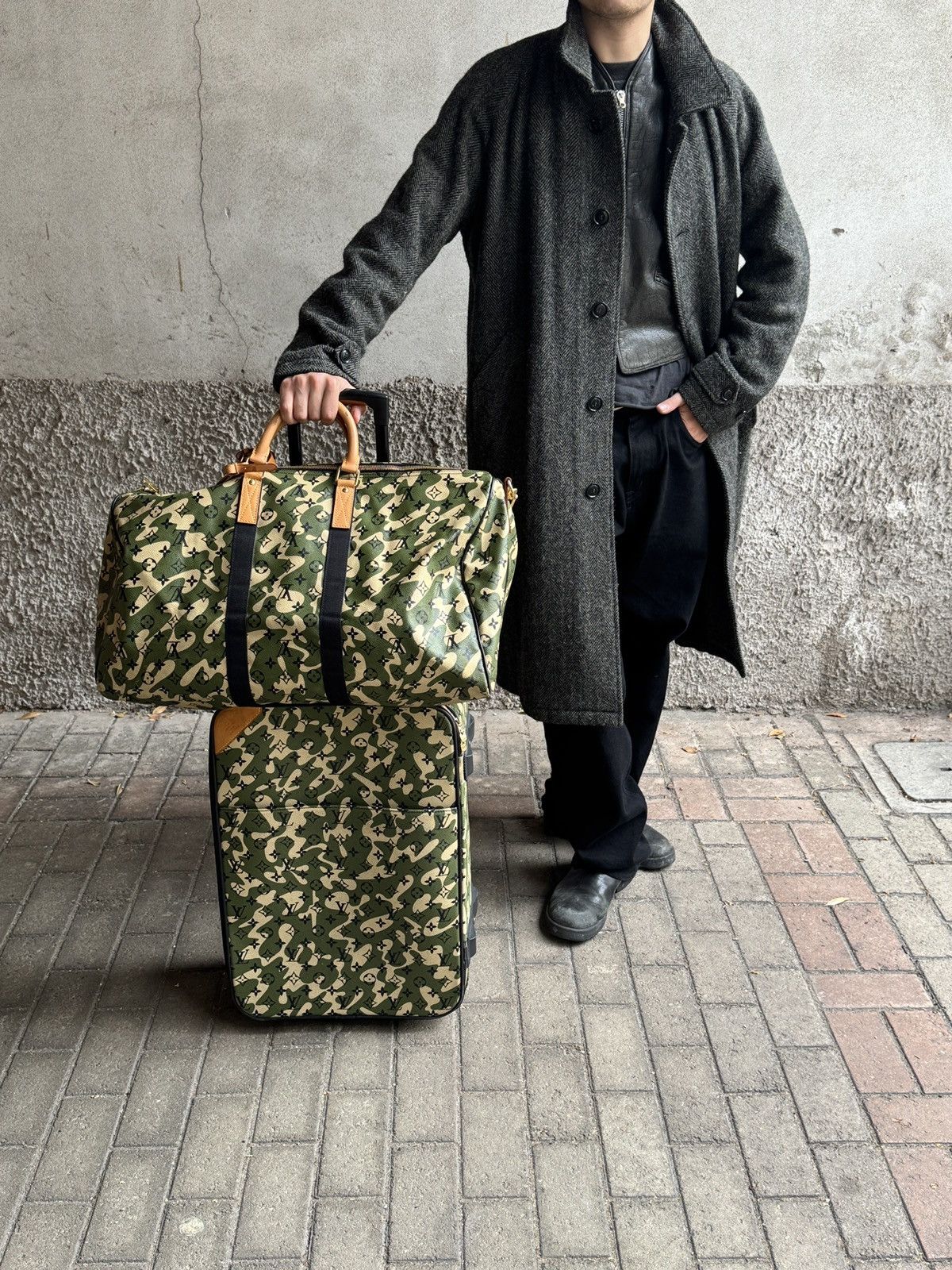 Louis Vuitton × Takashi Murakami Louis Vuitton x Takashi Murakami Keepall Monogramouflage Size ONE SIZE - 3 Thumbnail