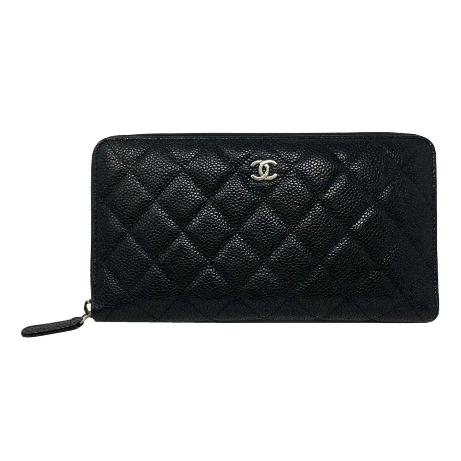 Chanel Authentic chanel quilted caviar zip wallet Size ONE SIZE - 1 Thumbnail