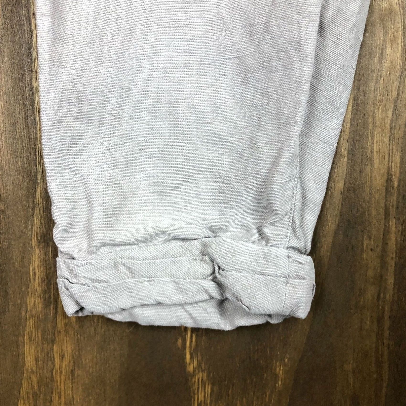 Vintage Wilfred Aritzia Womens Pants Ashen Ankle Crepe Drawstring Allant Linen Jogger 4 Size 29" - 4 Thumbnail