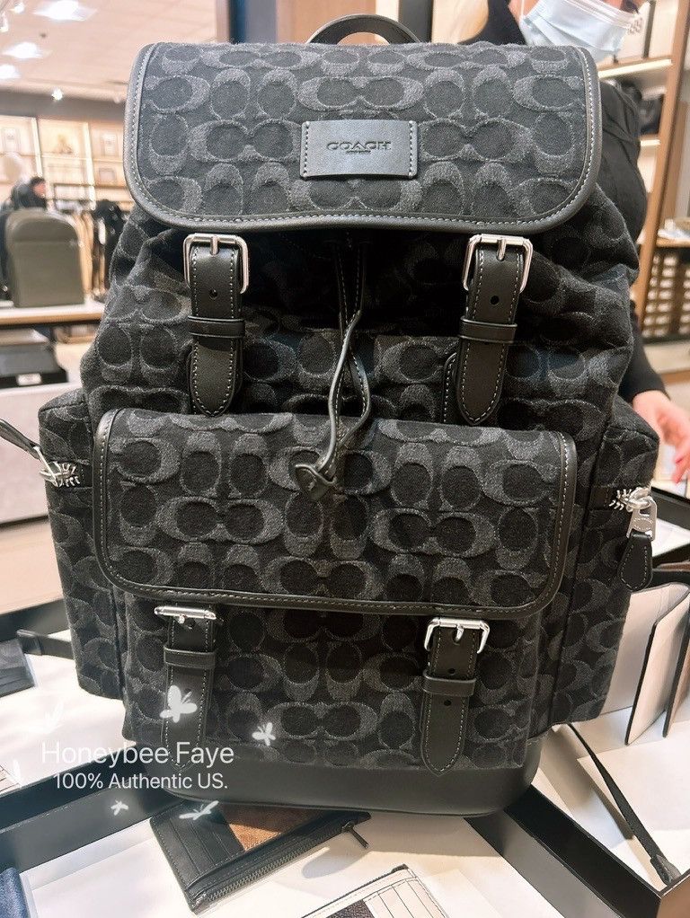 Coach Sprint Backpack In Signature Denim CAJ57 Size ONE SIZE - 2 Thumbnail