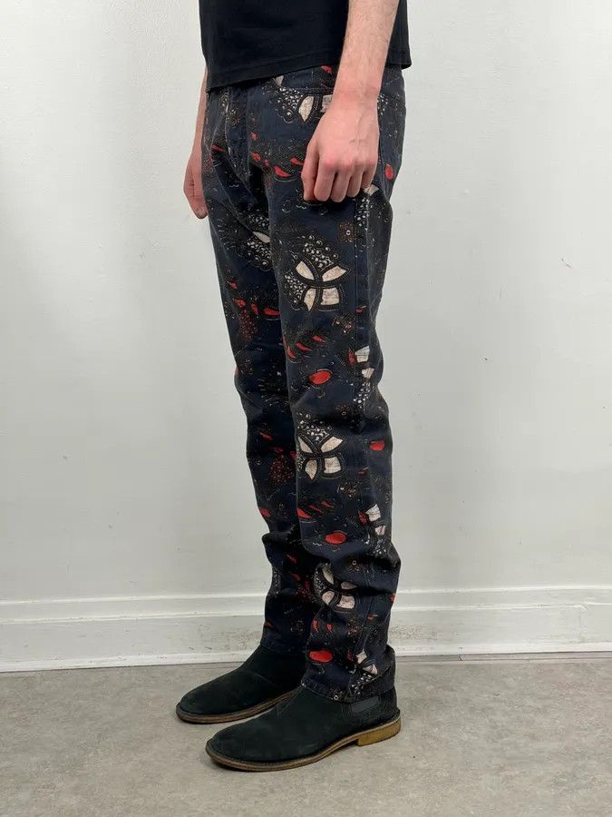 Dries Van Noten Dries Van Noten Navy Contemporary Pants Size US 34 / EU 50 - 4 Thumbnail