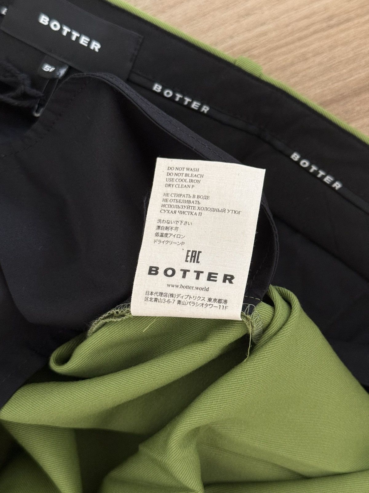 BOTTER Botter Pleated Trousers (Lime) Size US 33 - 9 Thumbnail
