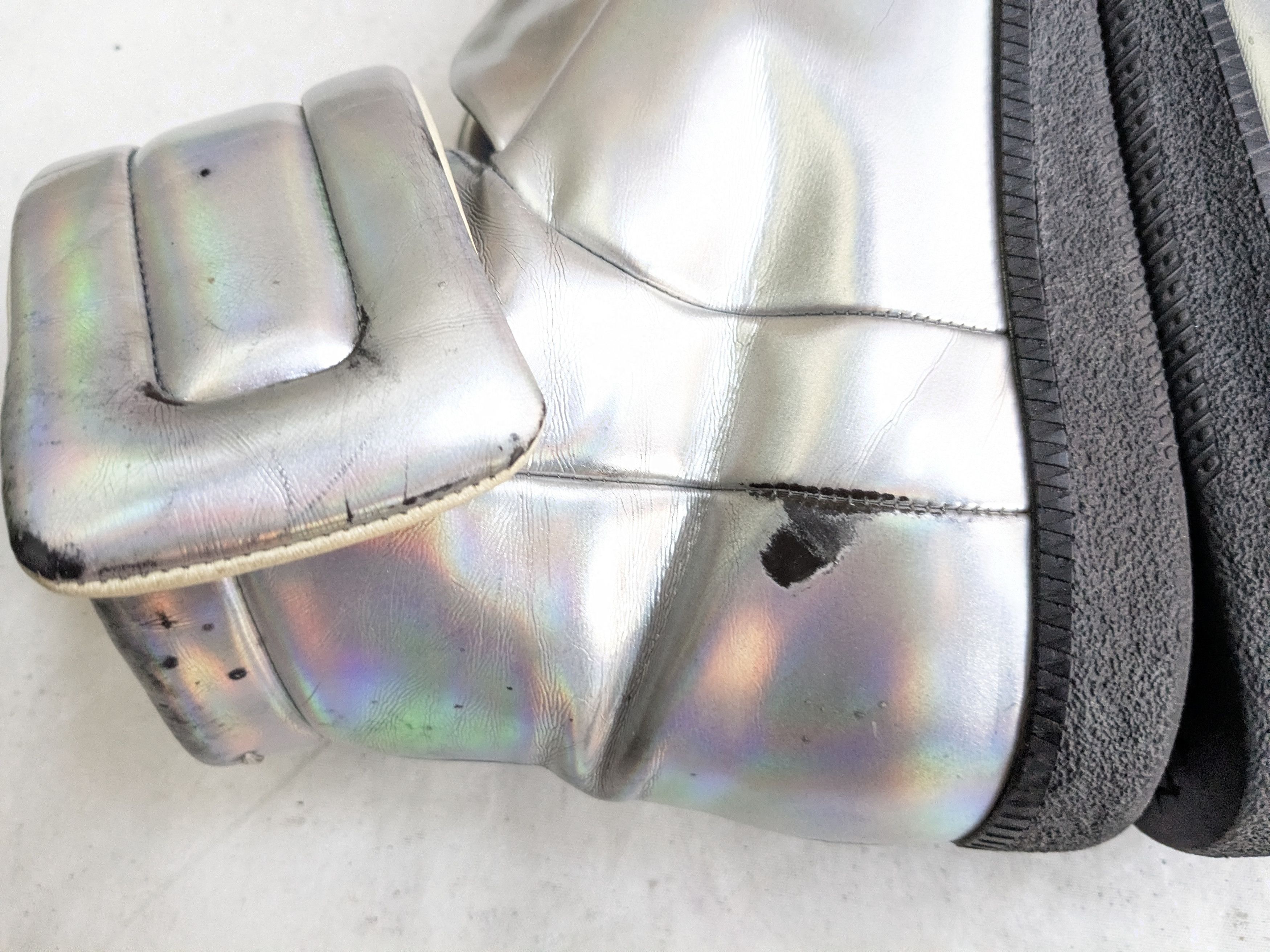 Maison Margiela Maison Margiela Future Silver Black 11 44 Leather High Tops Size US 11 / EU 44 - 14 Thumbnail
