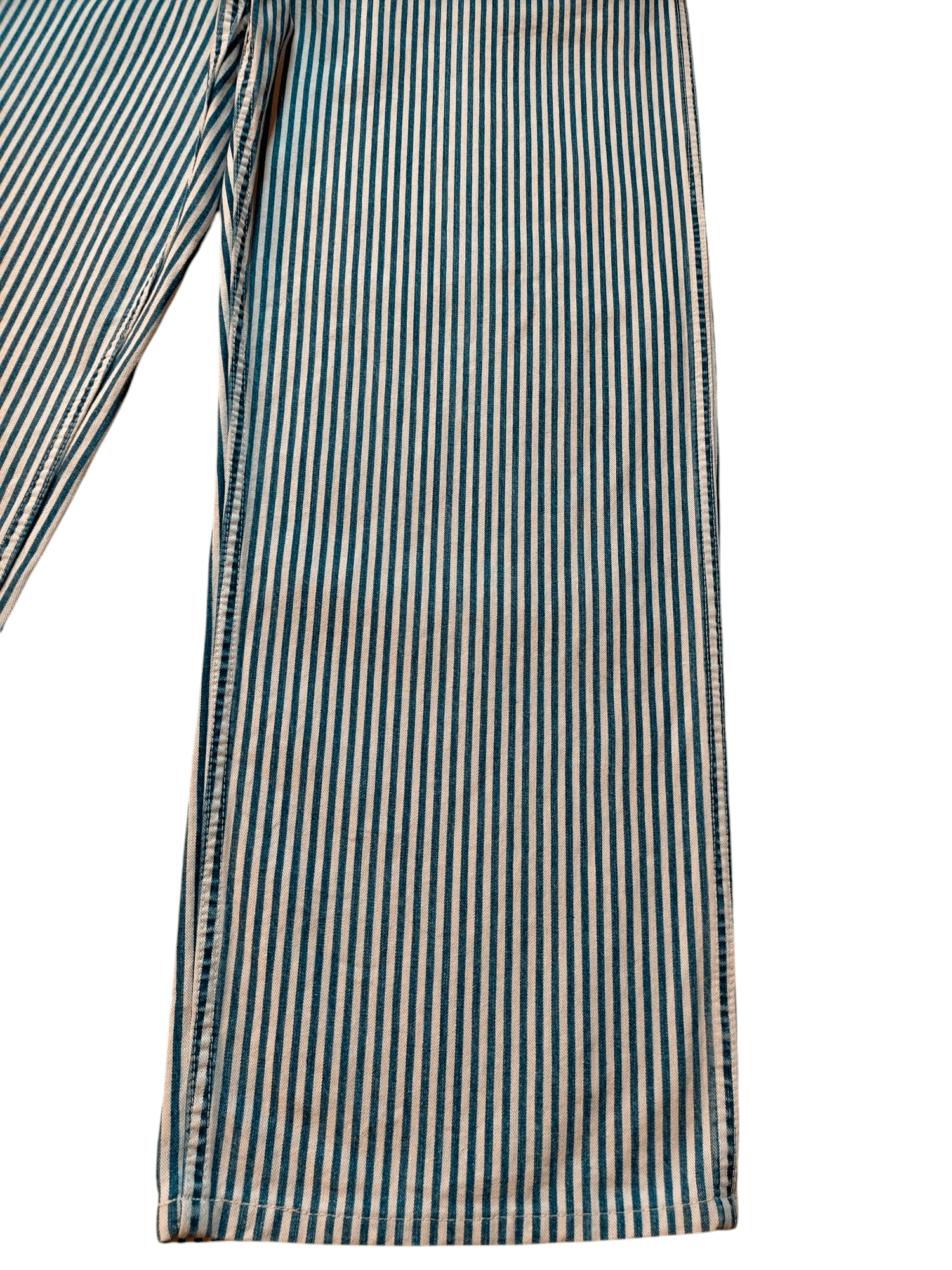 Edwin Vtg 90s ONE-O-ONE 101 Edwin Hickory Workwear Wide Leg Jeans Size US 34 / EU 50 - 8 Thumbnail