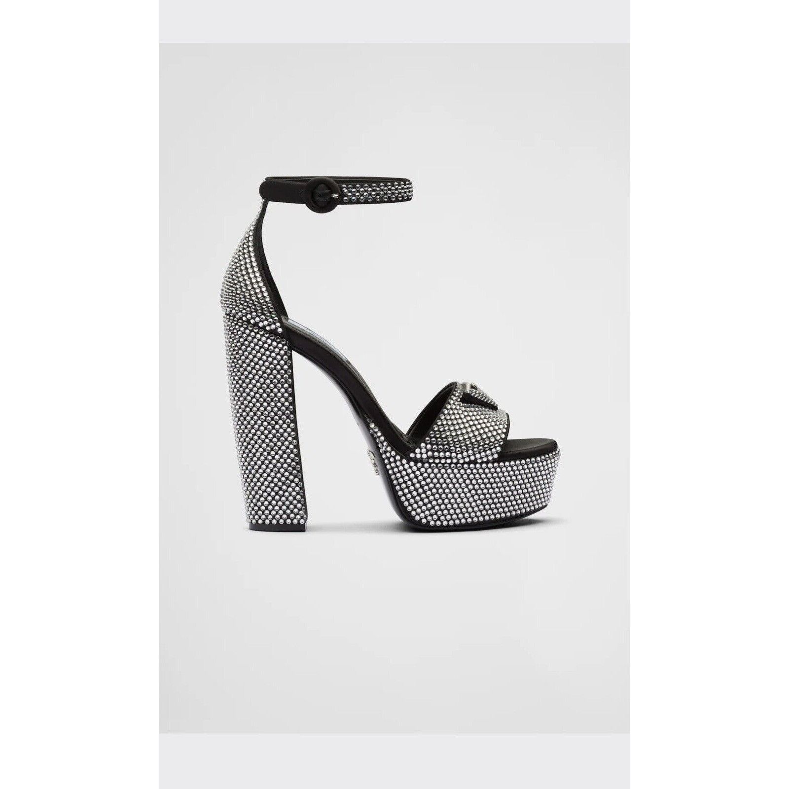Prada Prada Satin platform sandals with crystals Size 38.5 New 100 Size US 8.5 / IT 38.5 - 5 Thumbnail