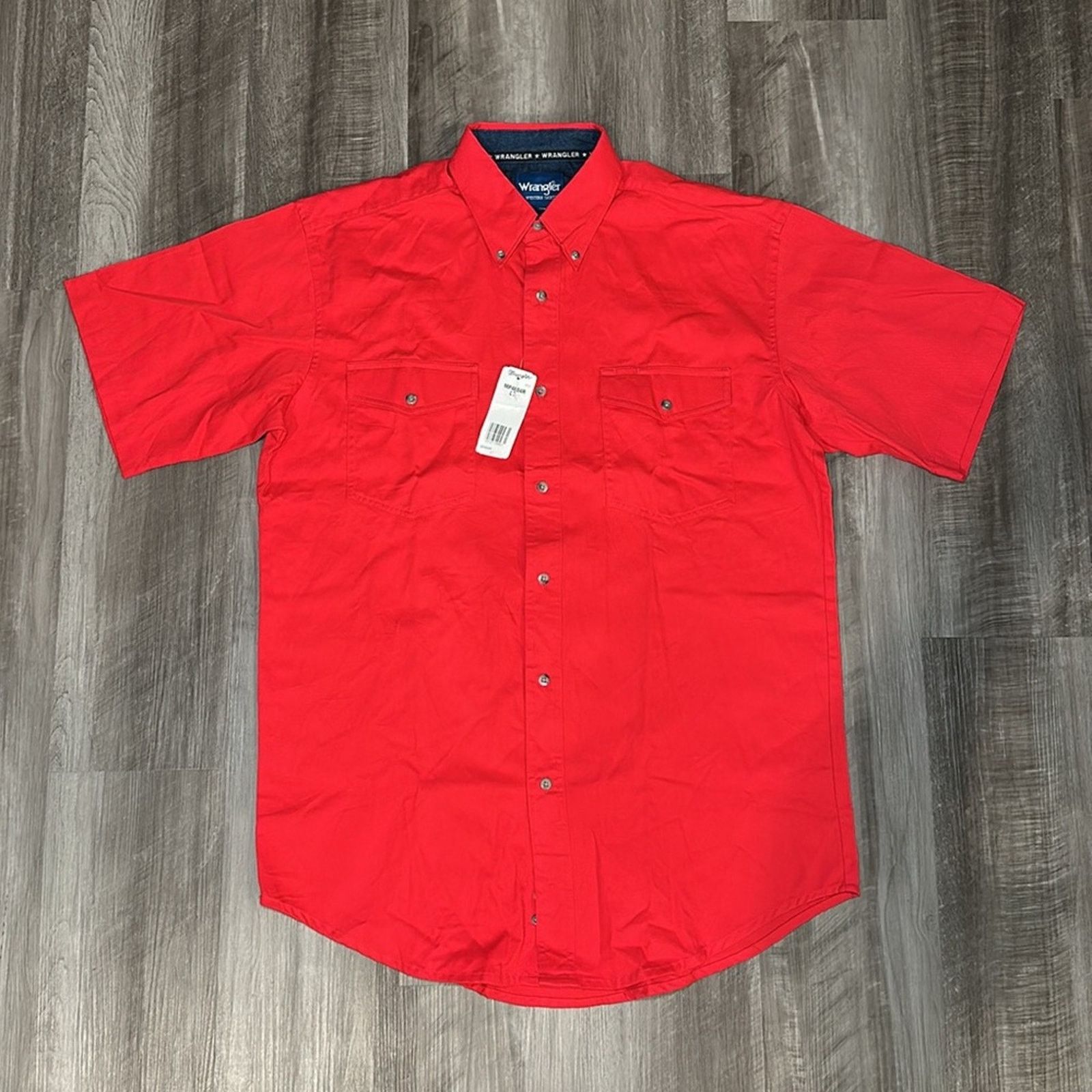 Wrangler Wrangler Western Short Sleeve Button Down - Large Tall Size US L / EU 52-54 / 3 - 2 Thumbnail