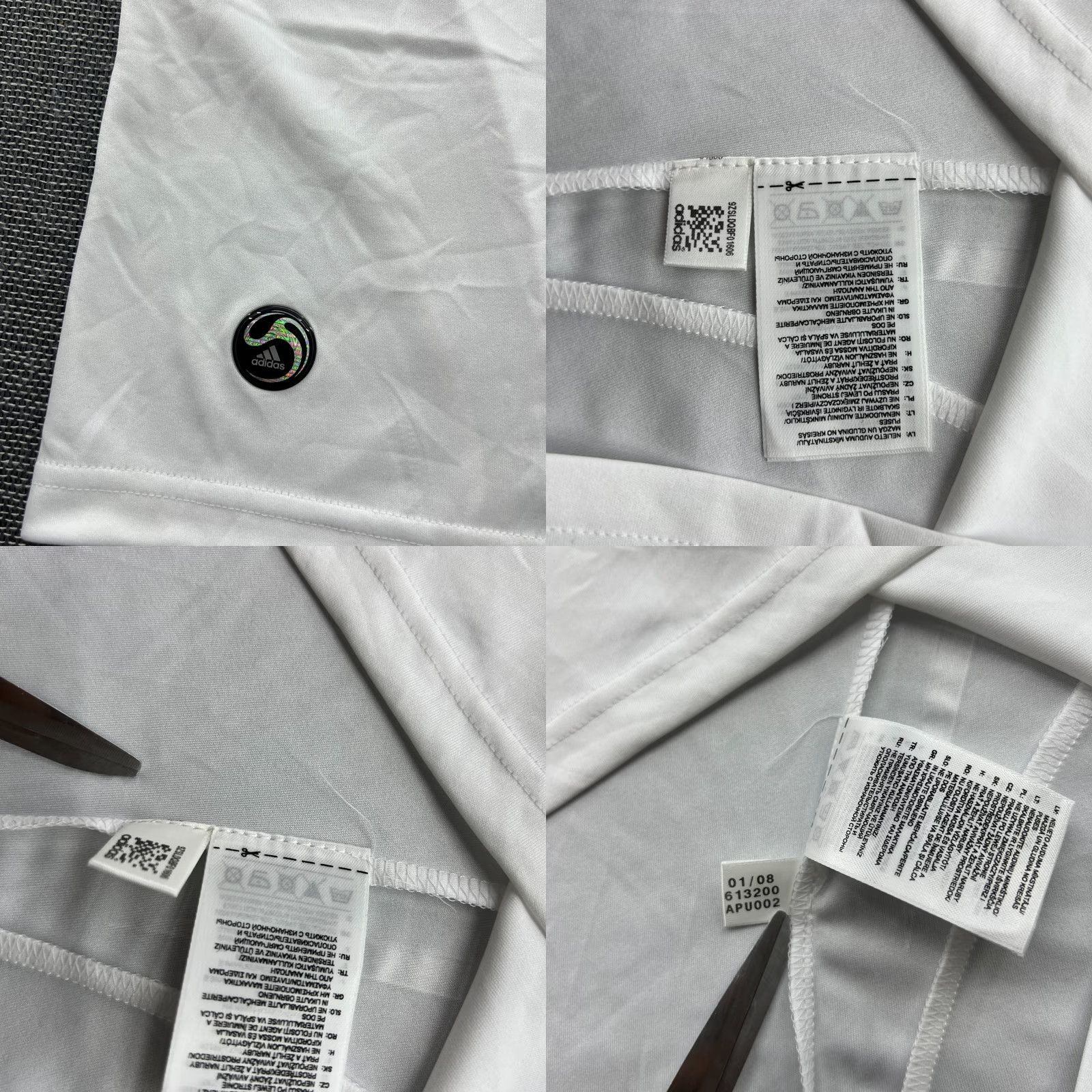 Adidas adidas Germany 2008 2009 Home Jersey Football Mens XL Adidas Shirt Adult White Shirt XL White Football Jerseys Mens Adidas Size US XL / EU 56 / 4 - 8 Thumbnail