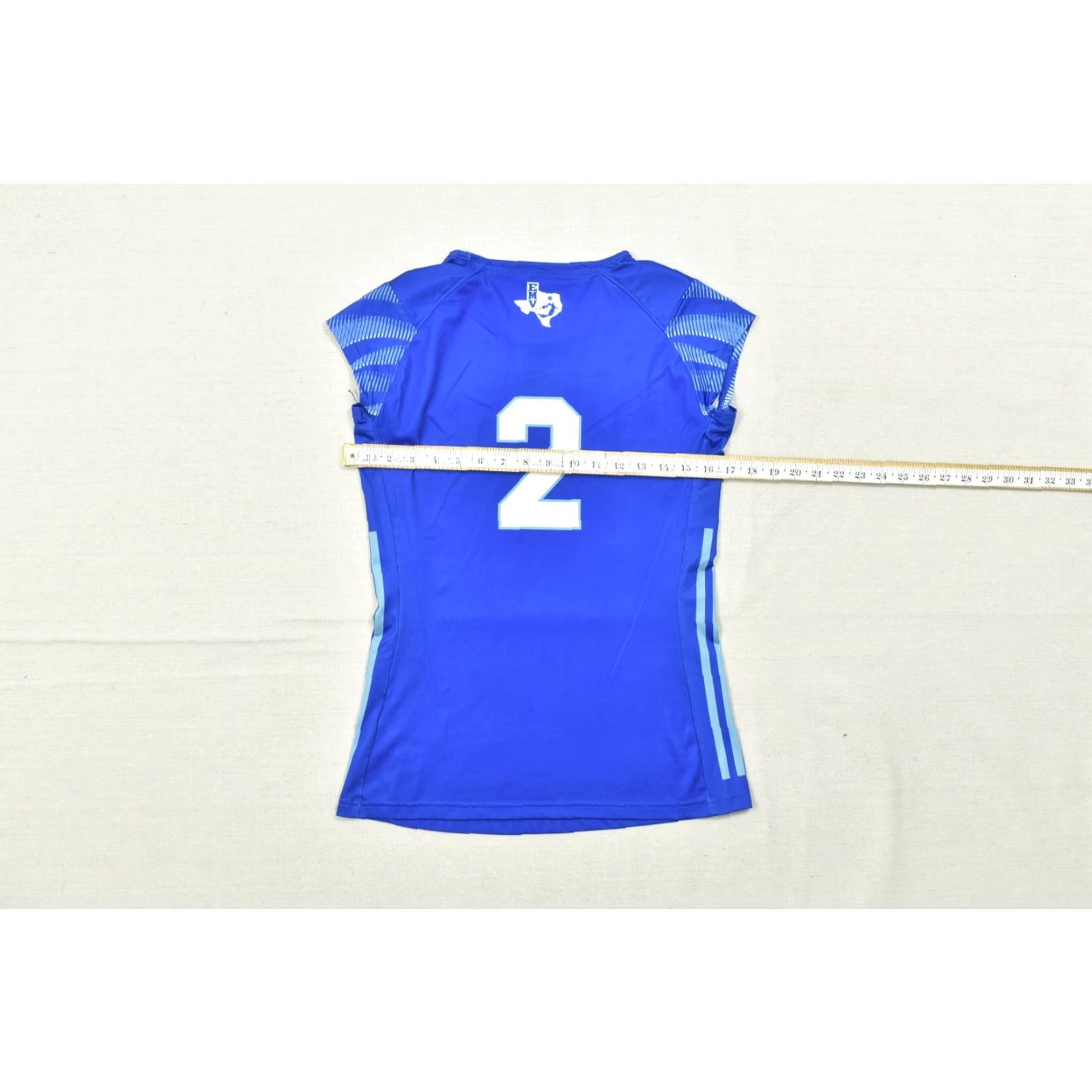 Adidas Adidas Volleyball EMV 2 Blue Sleeveless Jersey Women's Size S Recycled Polye] Size S / US 4 / IT 40 - 3 Thumbnail